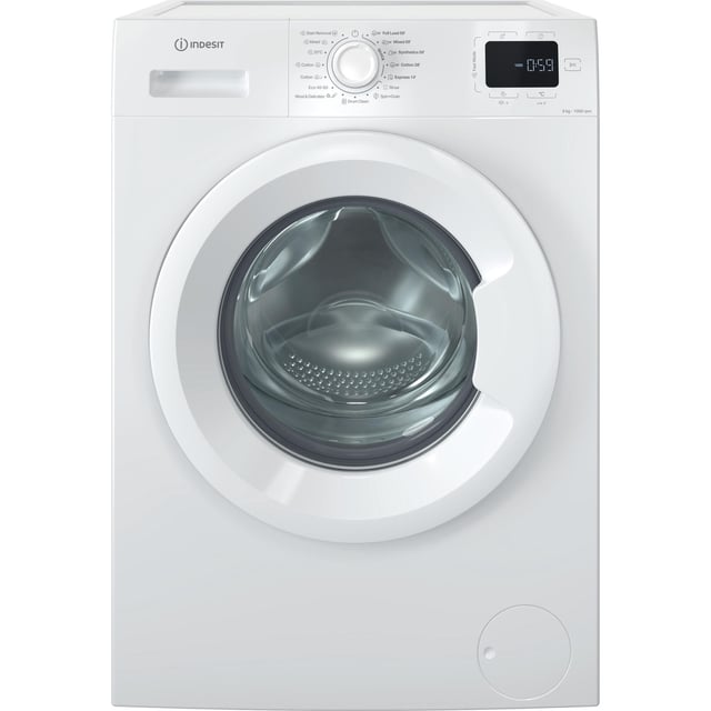 Lavadora INDESIT IM 640 MY TIME EE carga frontal 6 Kg 1000 rpm 10 programas clase B blanco