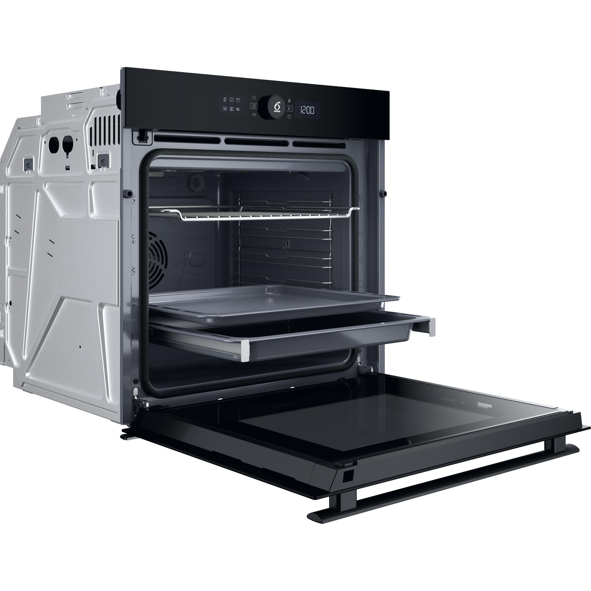 Horno WHIRLPOOL WOI4S8PM1SB multifunción 73L pirólisis negro Clase A+ - 5