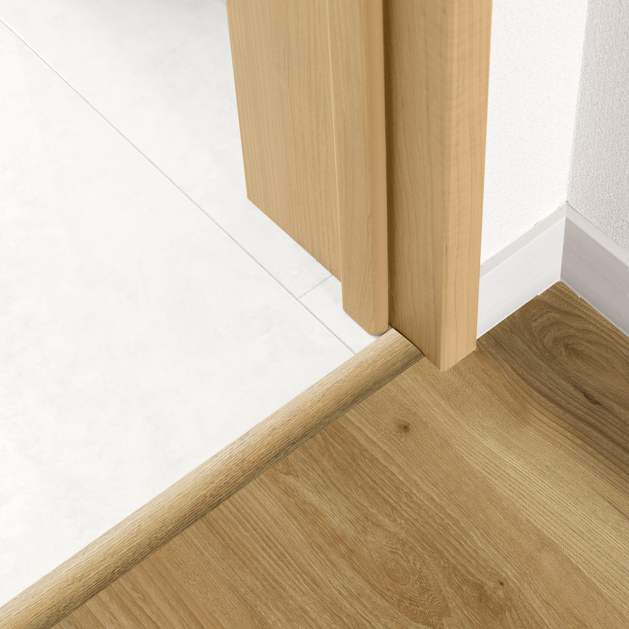 Barre de seuil alu décor malte à fixer, l.3.7 cm x L.83 cm ARTENS - 3