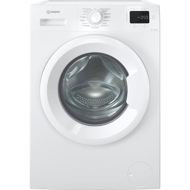Lavadora INDESIT IM 762 MY TIME SPT carga frontal 7 Kg 1200 rpm 10 programas clase A blanco