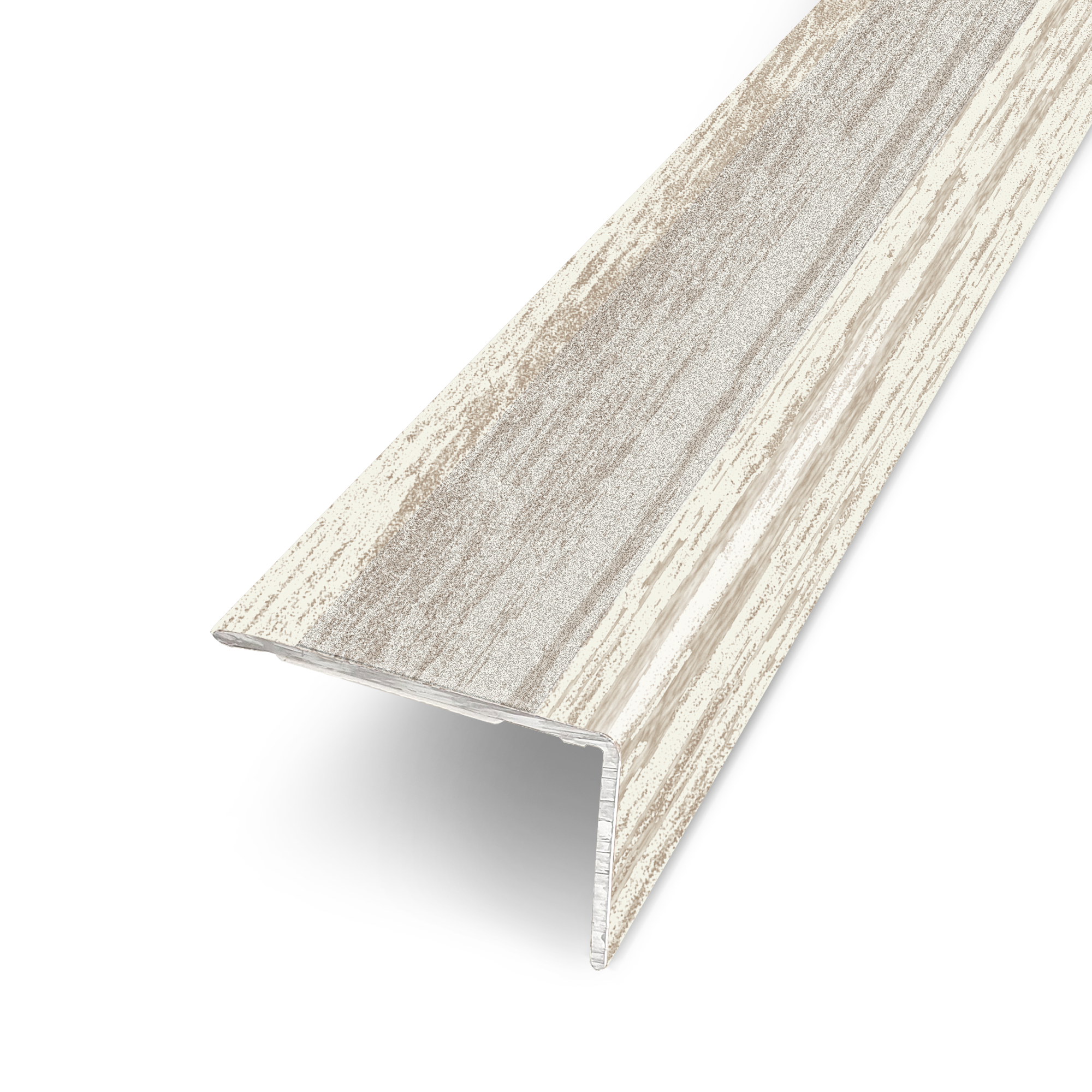 Perfil de canto de aluminio gris claro 95 cm artens