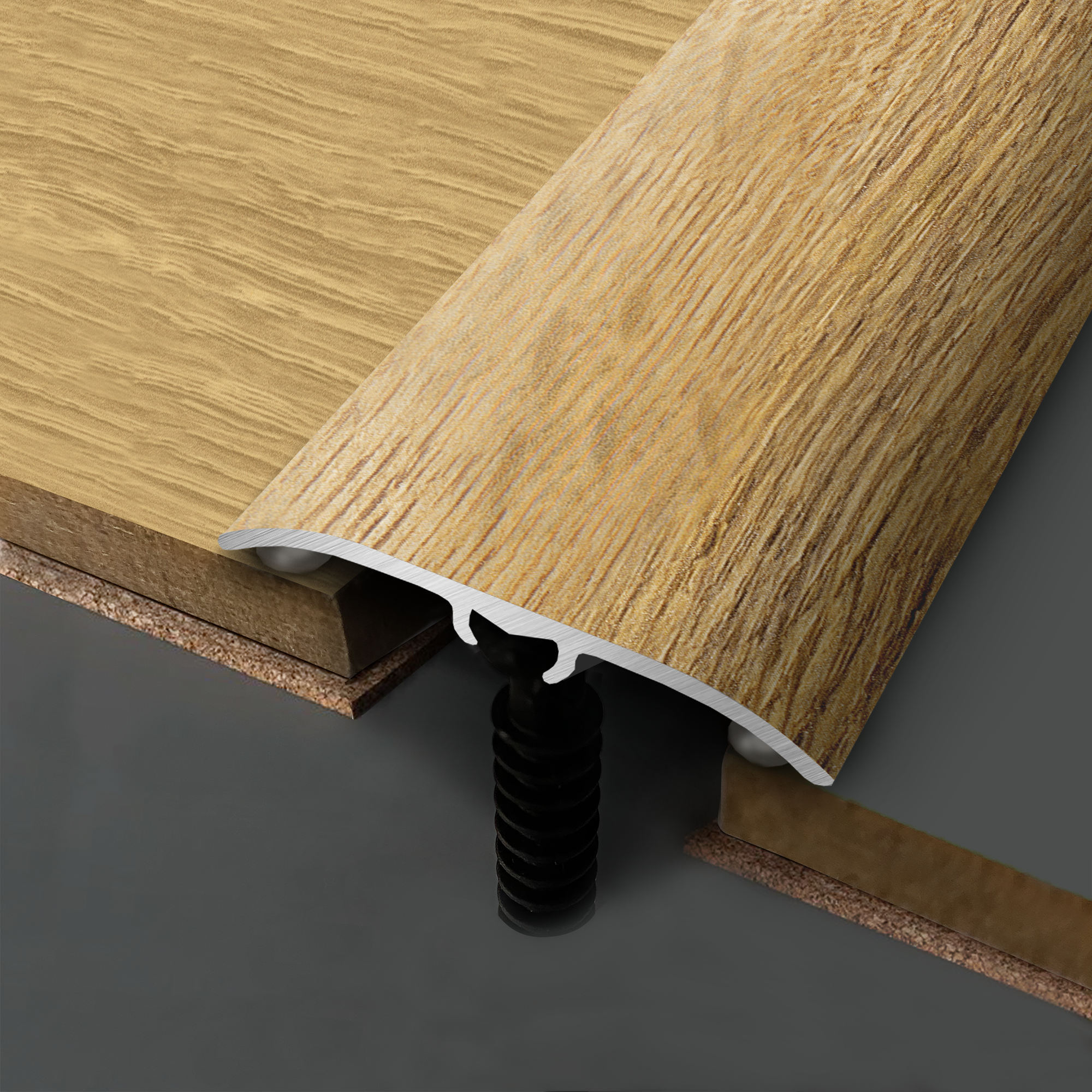 Perfil 4 em 1 de alumínio Artens 1660X37MM NAT350 - 6