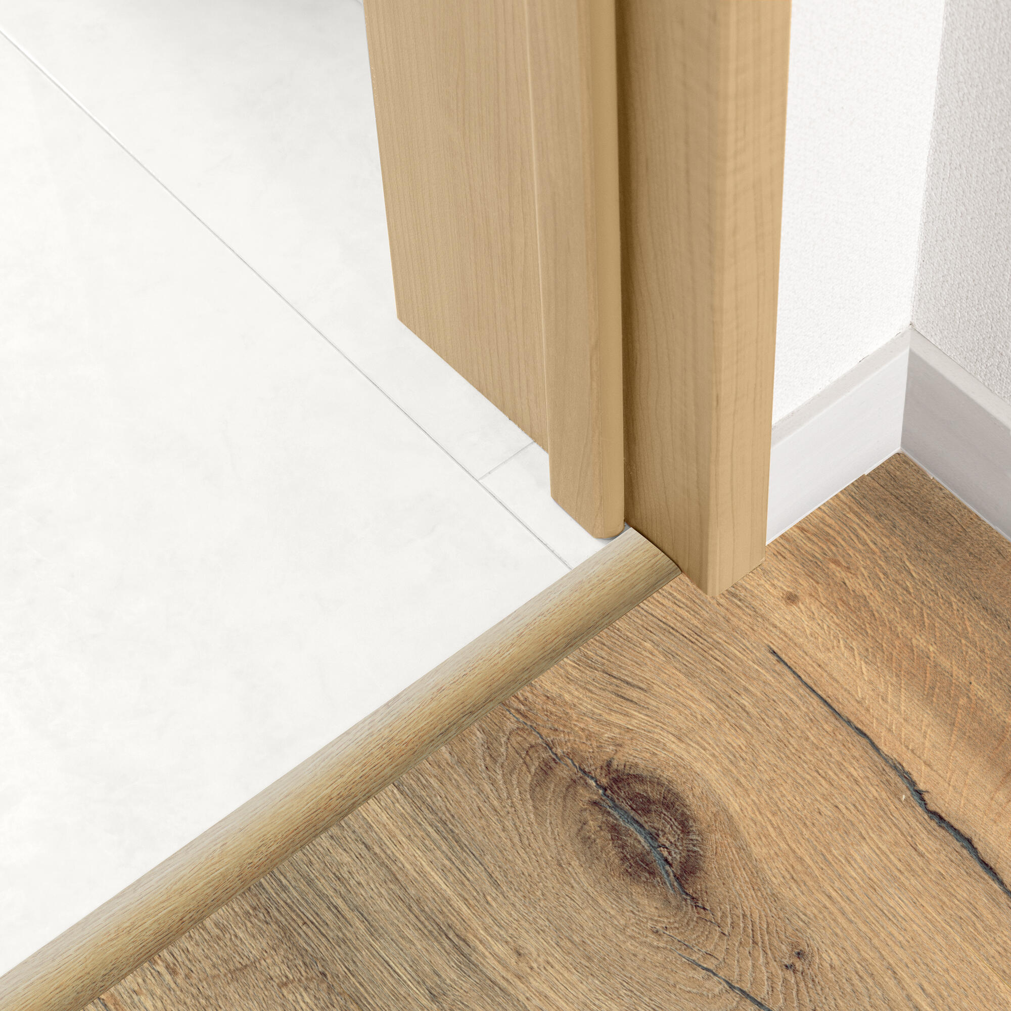 Barre de seuil 4 en 1 alu décor orito à fixer, l.3.7 cm x L.83 cm ARTENS - 3