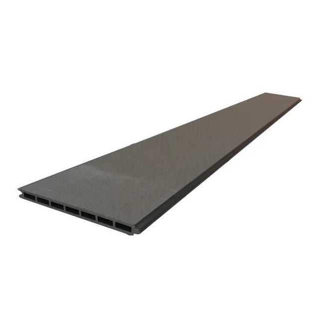 Doga per pannelli grigio chiaro in composito wpc H 25 x L 180 cm x Sp 19 mm
