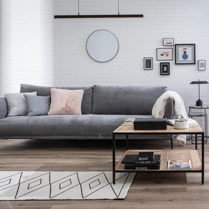 lampa wisząca flut czarna