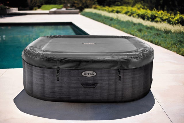 Pure Spa gonflable INTEX Ardoise, carré, 6 places