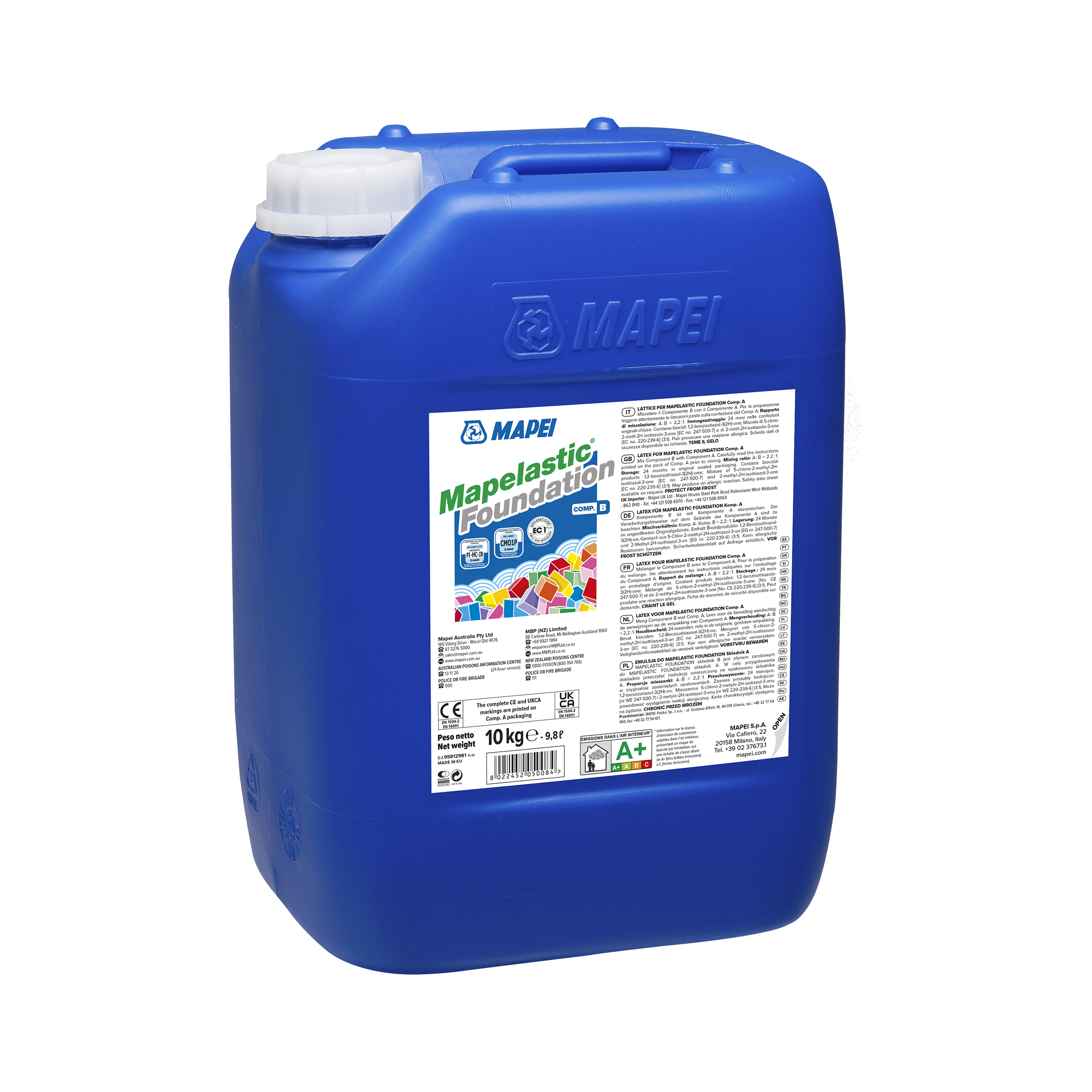 Zaprawa uszczelniająca izolacja Mapelastic Foudation składnik "B" 10 kg Mapei