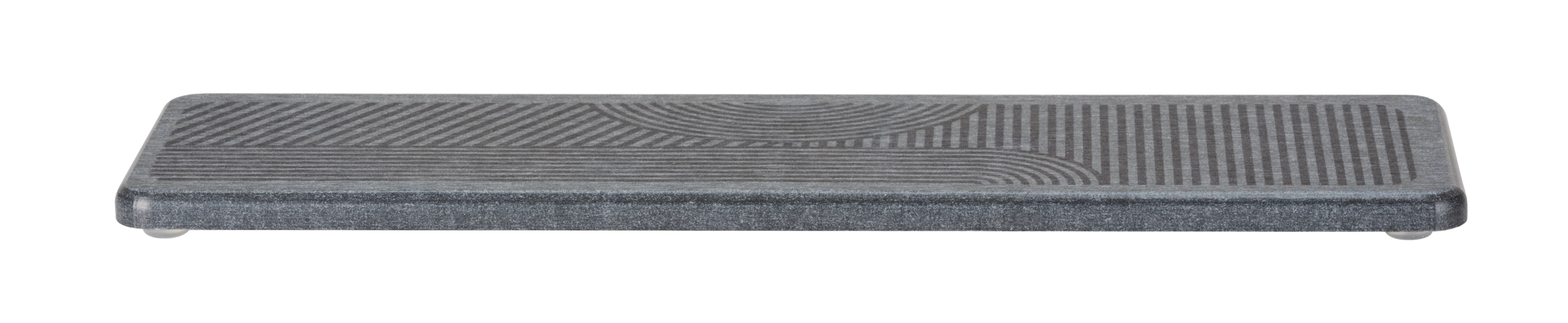 Tapete escorredor de louça 8x30 cm cinzento Wenko Damon - 38