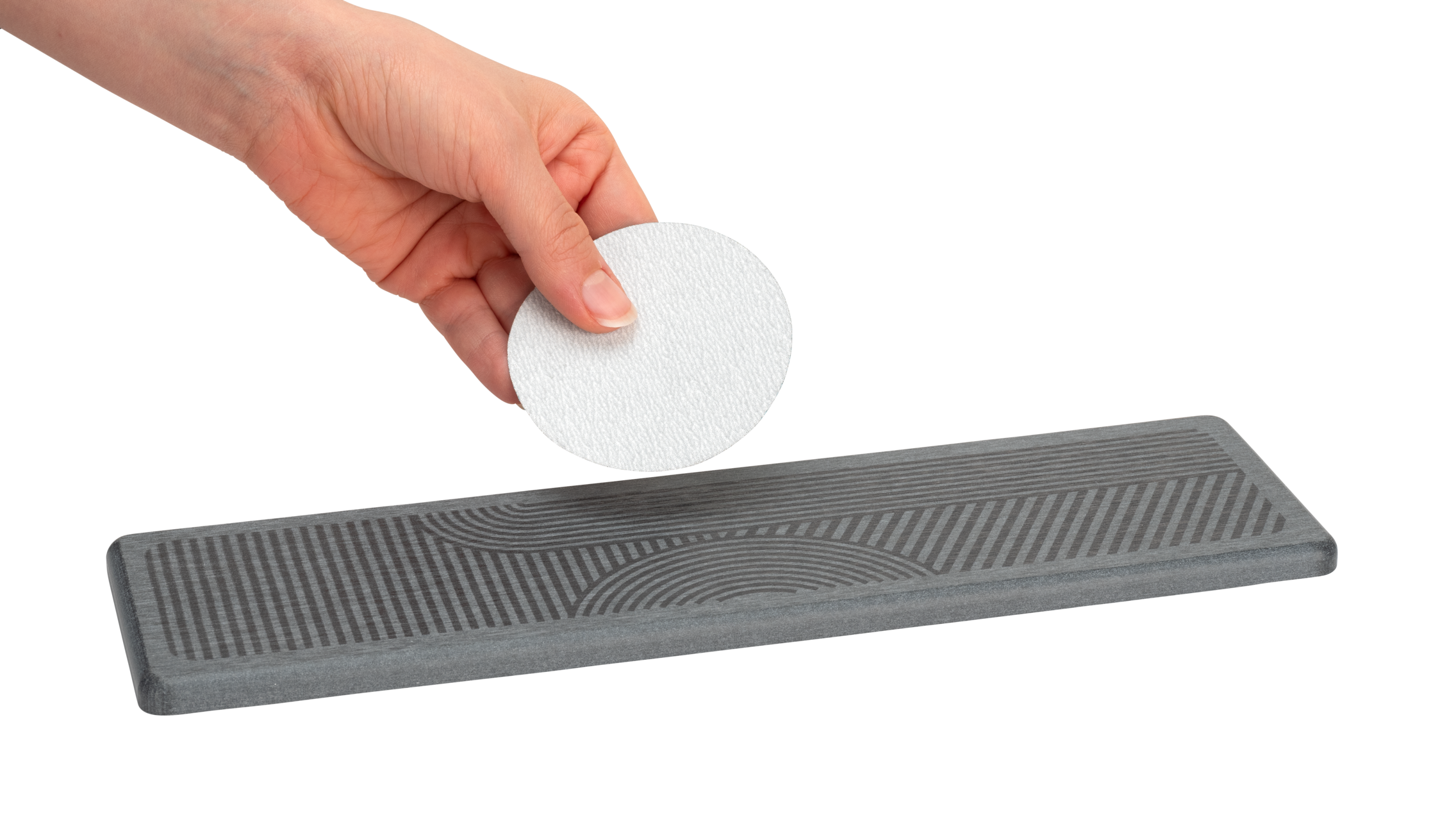 Tapete escorredor de louça 8x30 cm cinzento Wenko Damon - 41