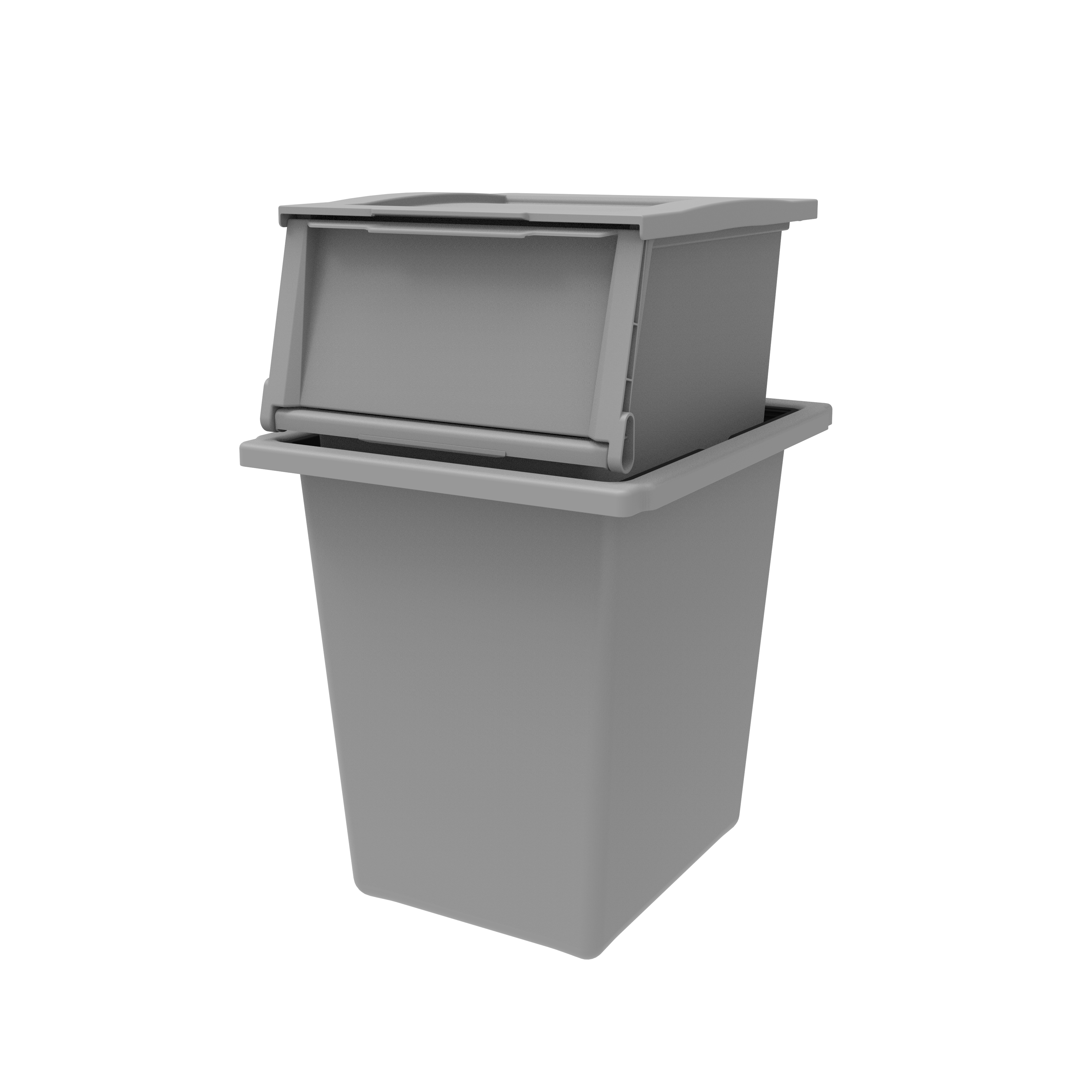 Set 2 contenitori per raccolta differenziata Ecobin Sequoia TERRY ...