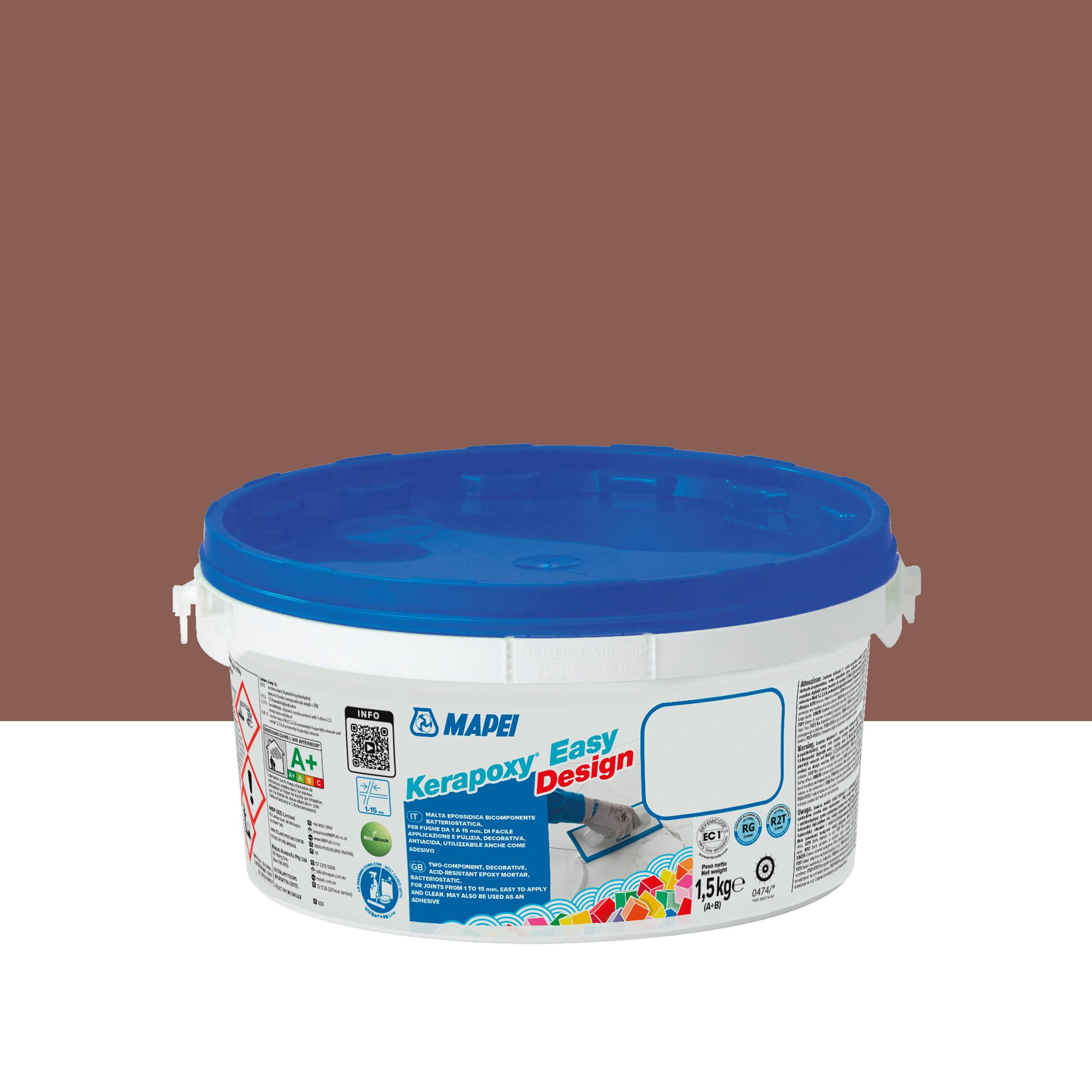 Fuga epoksydowa Kerapoxy Easy Design 143 cynamon 1.5 kg Mapei