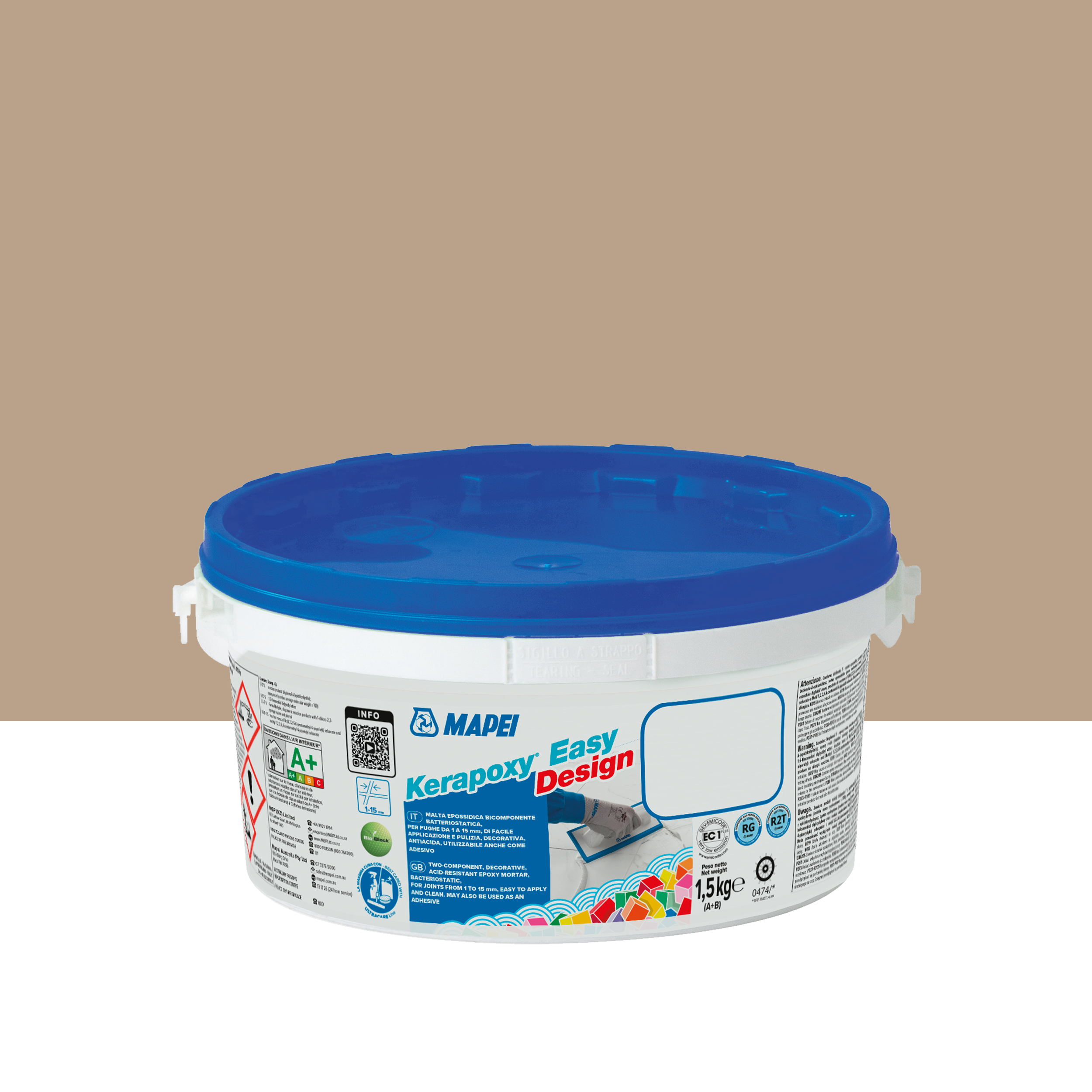 Fuga epoksydowa Kerapoxy Easy Design 188 ciasteczko 1.5 kg Mapei