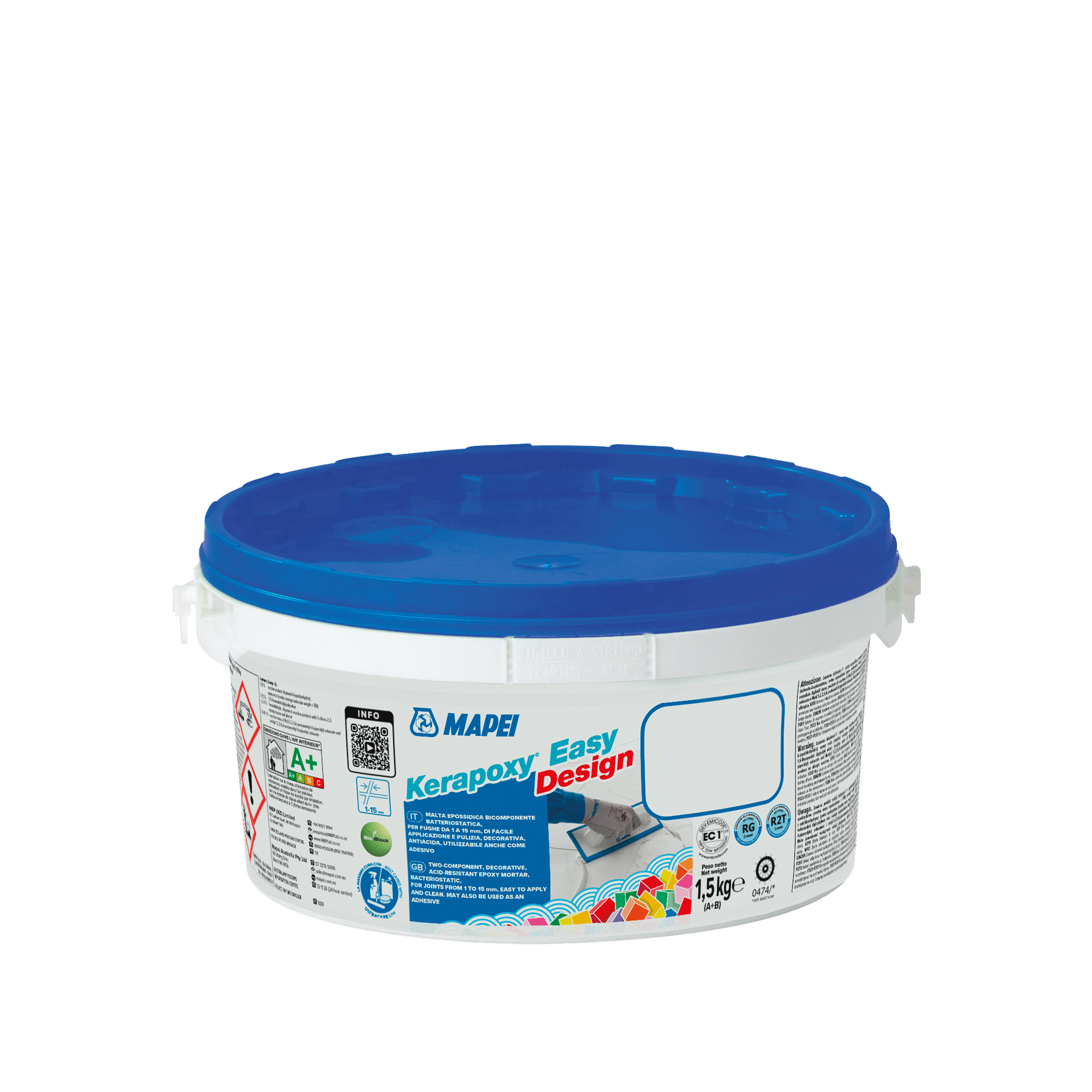 Fuga epoksydowa Kerapoxy Easy Design 700 transparentny 1.5 kg Mapei