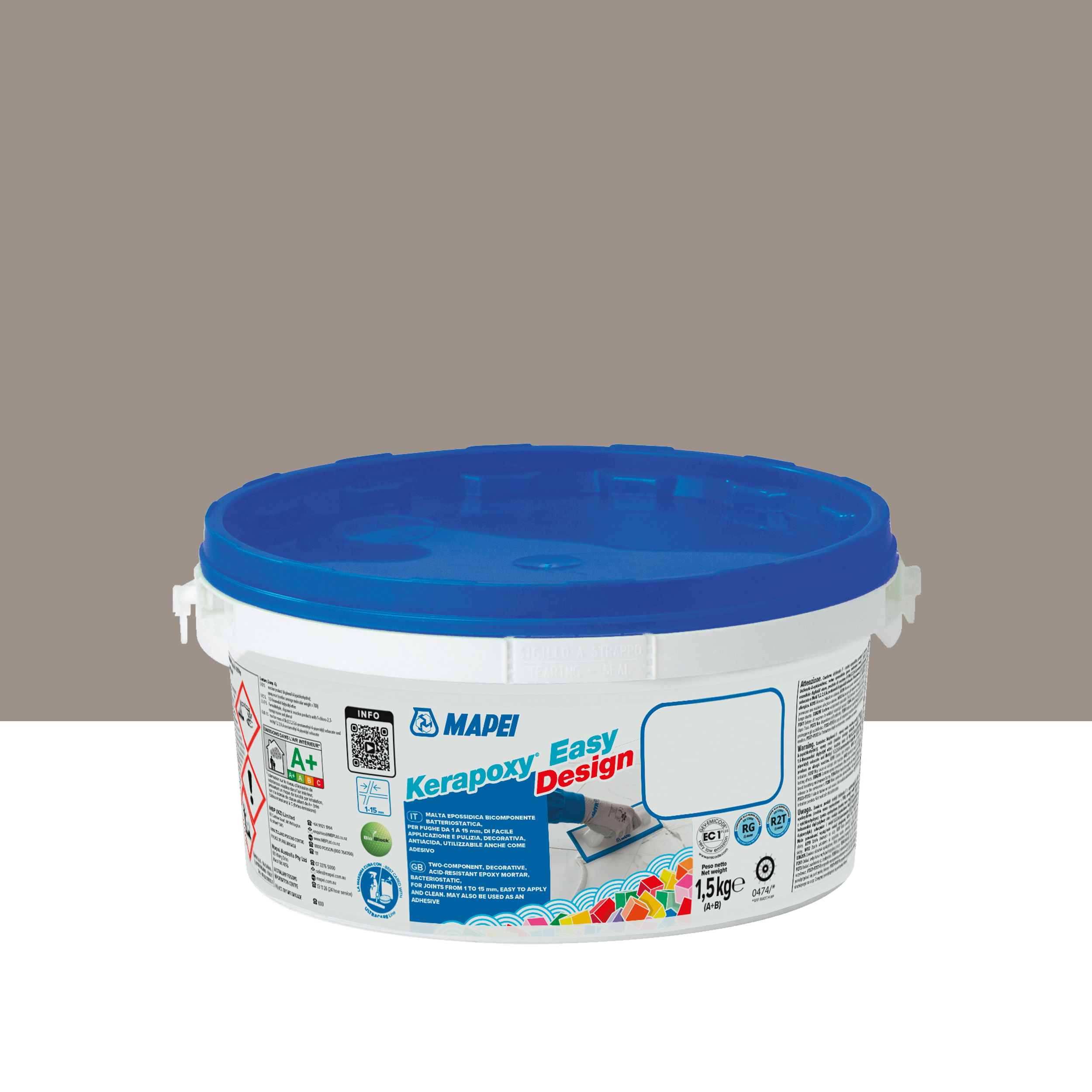Fuga epoksydowa Kerapoxy Easy Design 187 len 1.5 kg Mapei