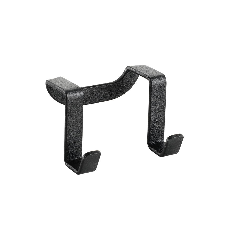 Gancio da appendere METALTEX Galileo doppio in nero opaco, max 1 Kg - 3
