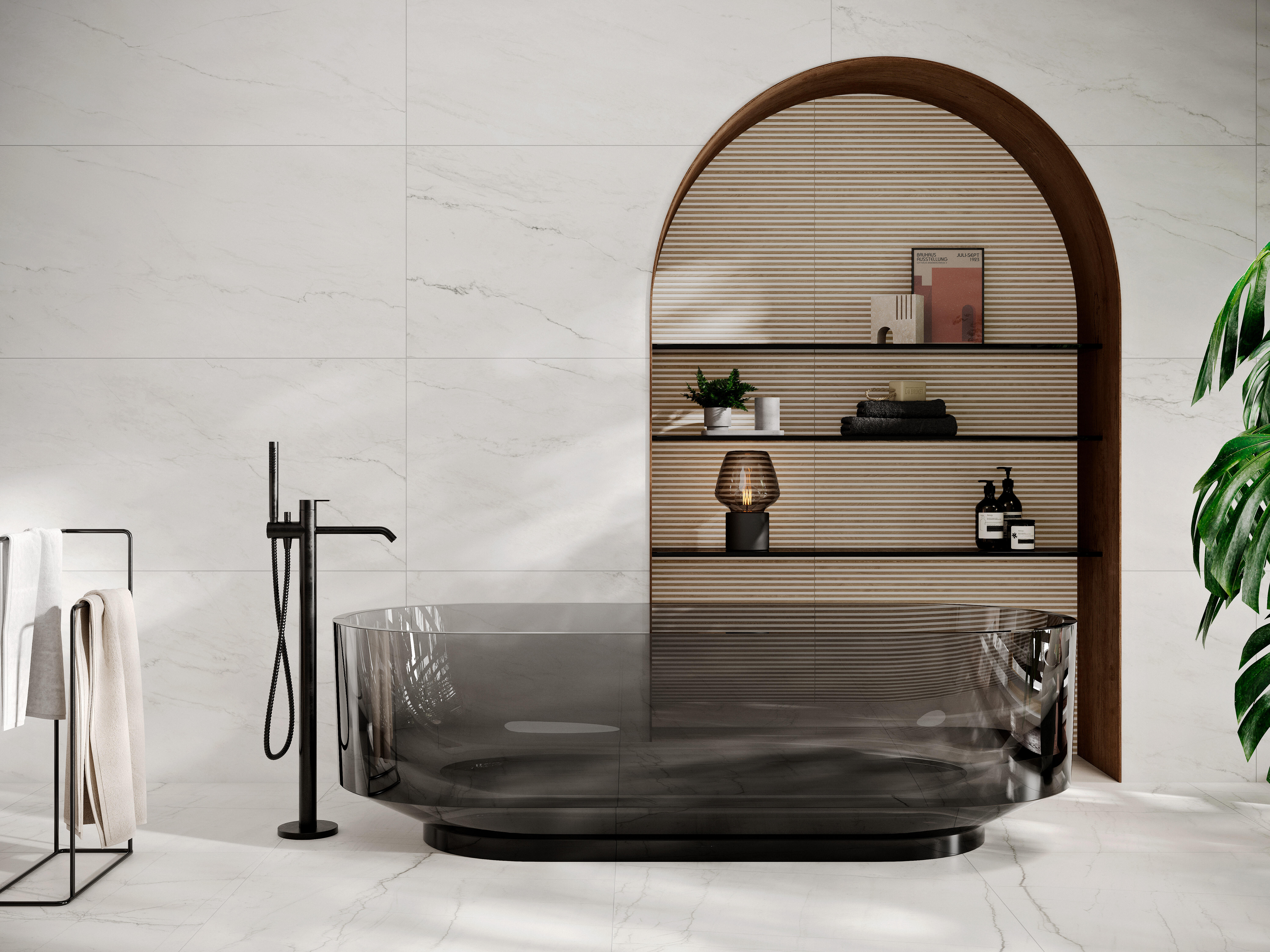 Azulejo cerámico Norton efecto palillería cream palilleria 30x90 cm - 2