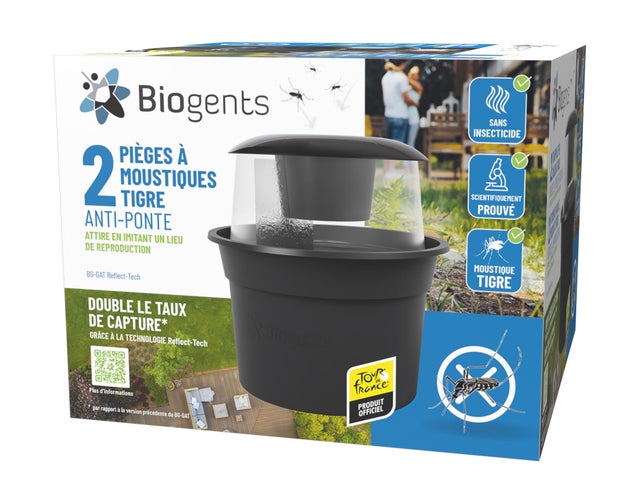 Antimoustiques piège volants BIOGENTS, 2x bg-gat reflect tech: •	2x filets sécur