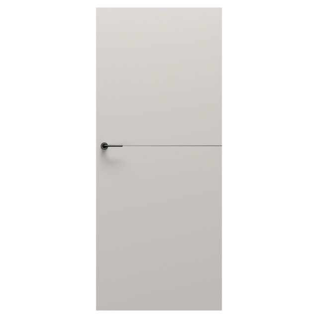 Drzwi wewnętrzne bezprzylgowe pokojowe pełne Uni Kolor F1 Kaszmir/Cashmere 90 prawe Porta