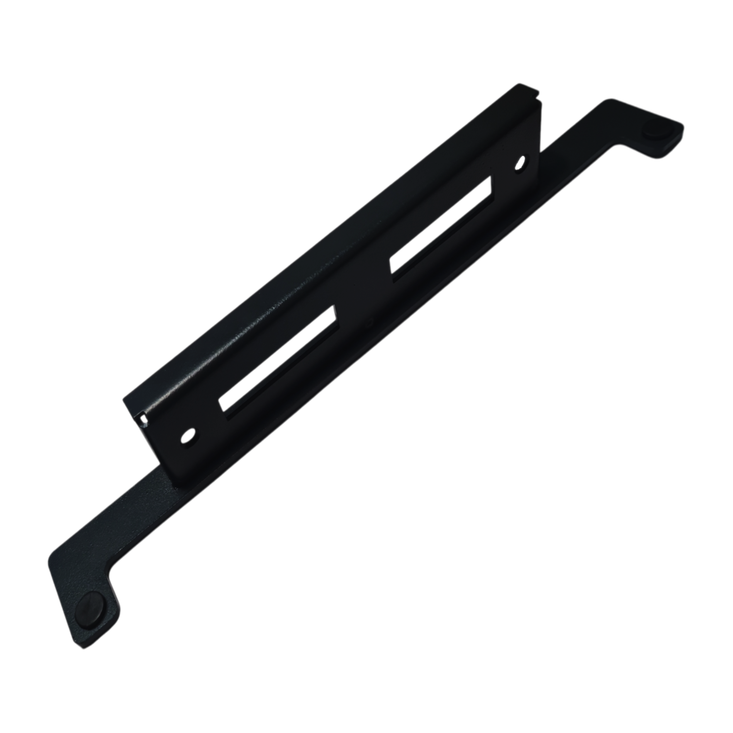 Zamknięcie do furtki 4.6x30 cm czarne Polimet