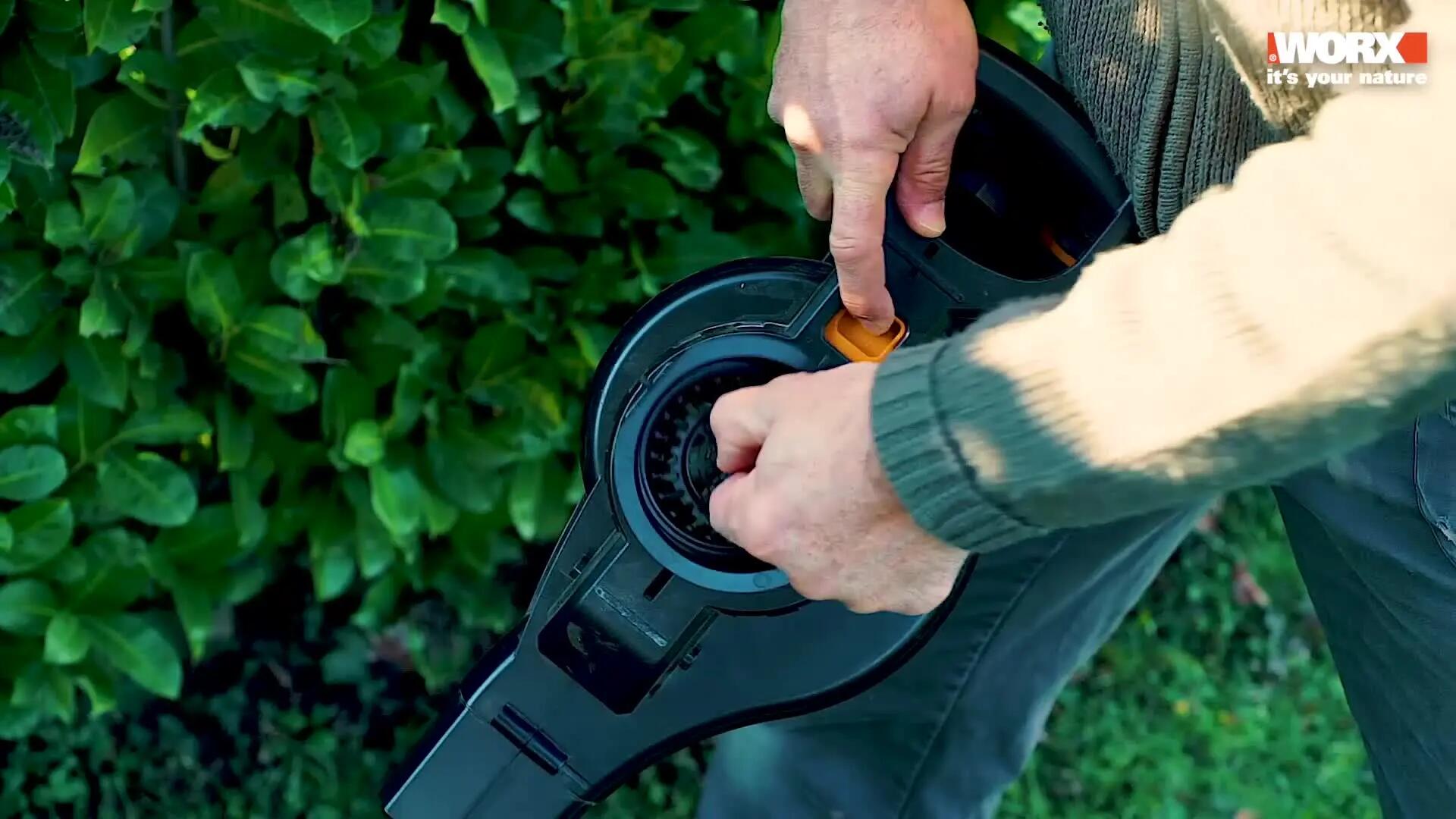 Odkurzacz akumulatorowy z dmuchawą do liści 20V 2x4Ah Worx WG583E - 2