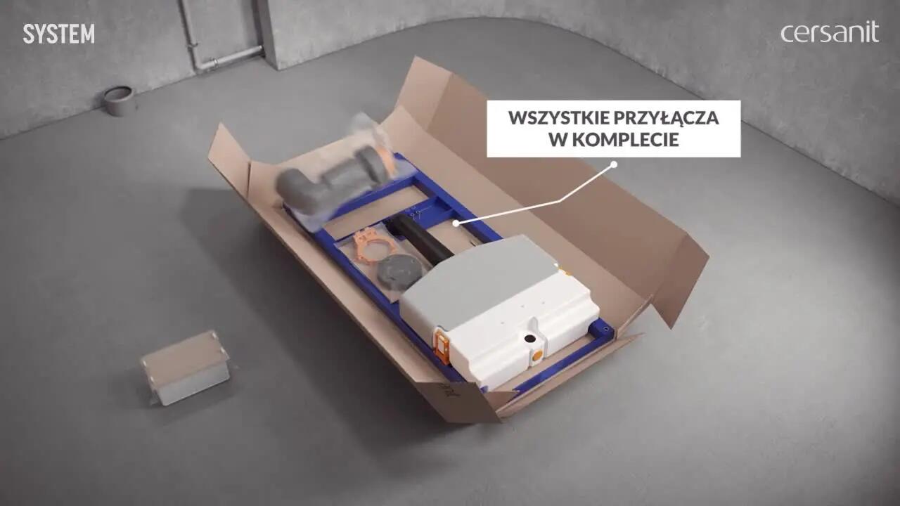 Zestaw podtynkowy WC Simi Cersanit - 2