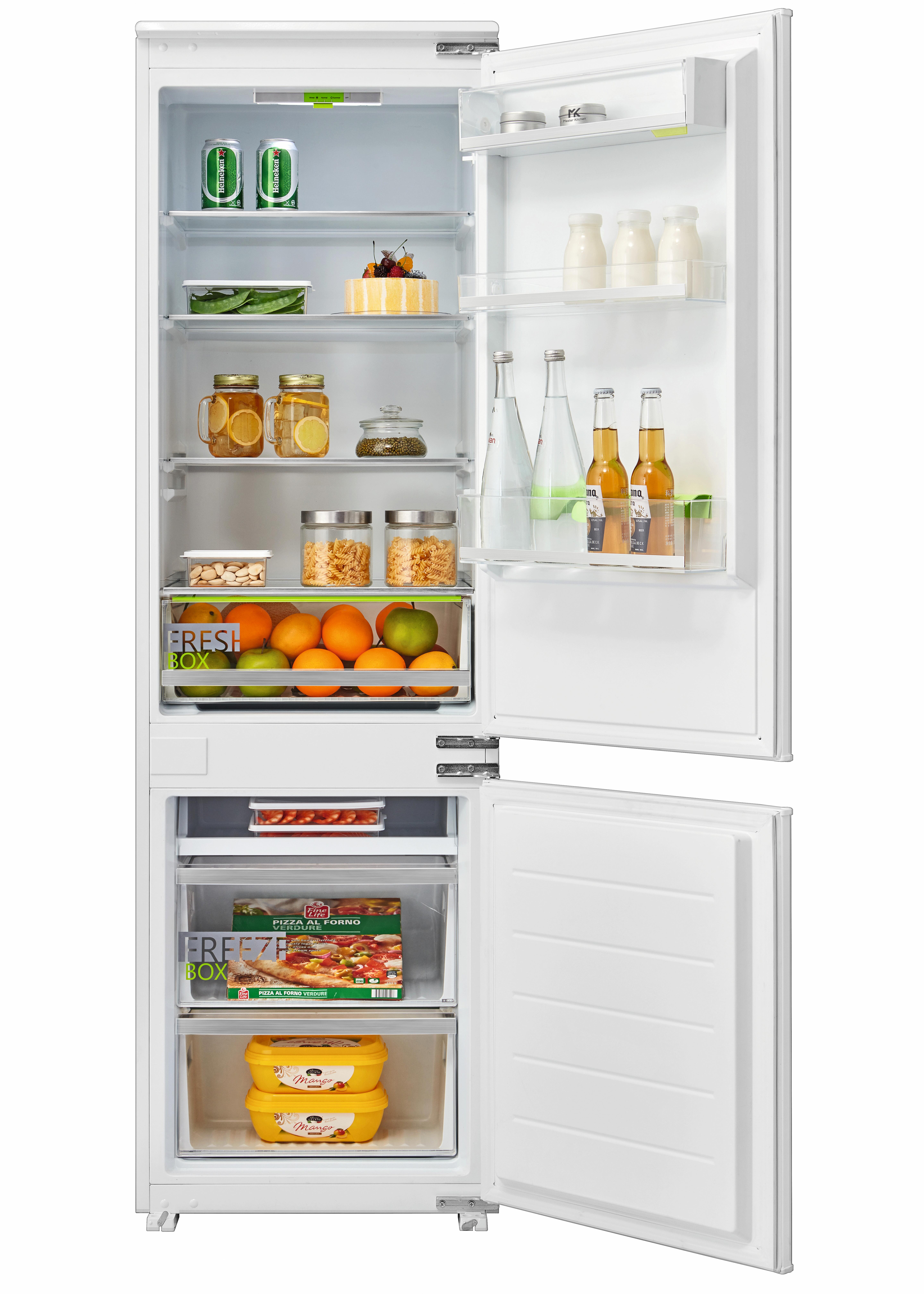 Master Kitchen MKRF 320I ST E Frigorifero da Incasso 271 Litri Classe F Statico (Bianco)
