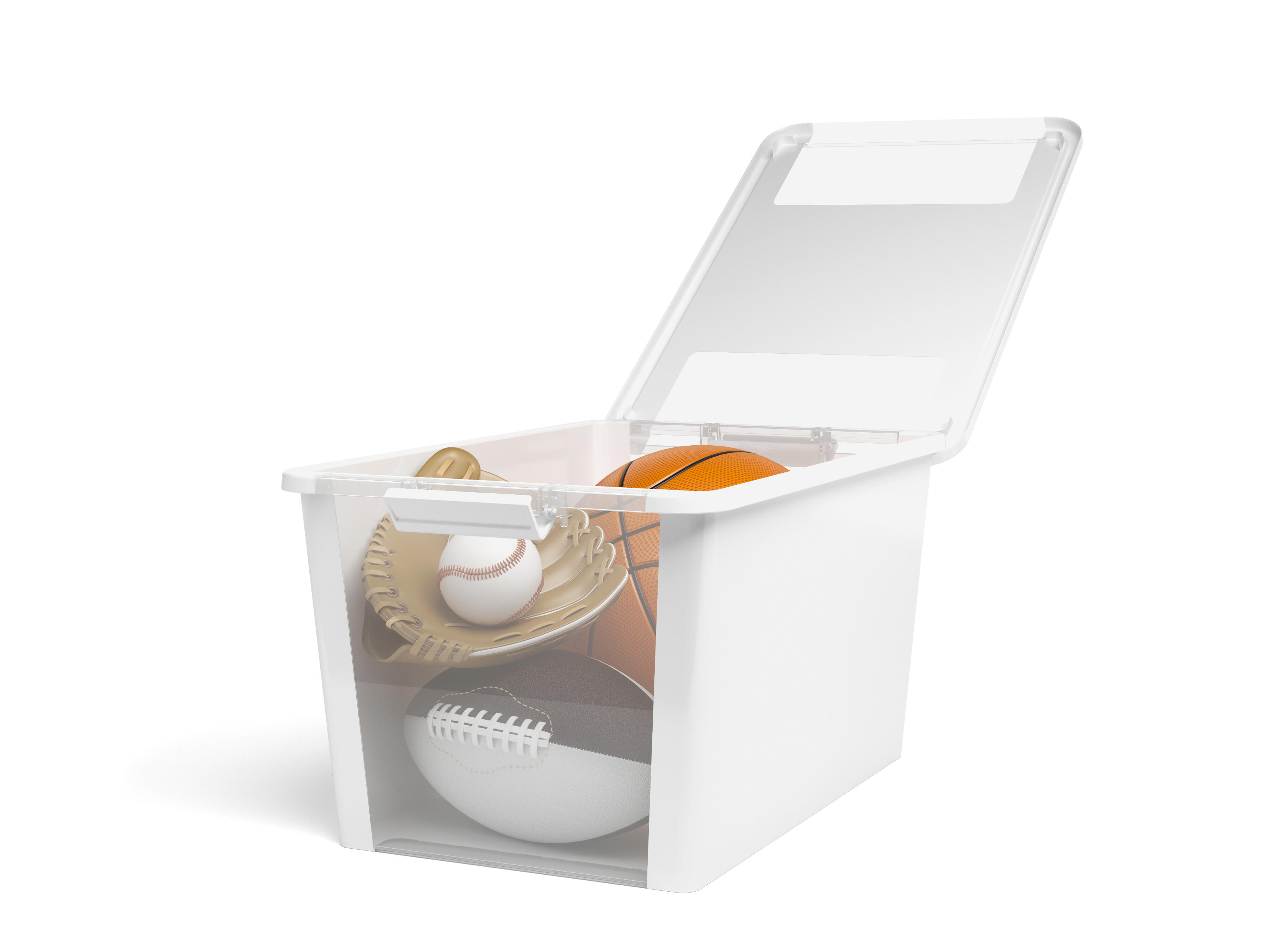 Boîte BI BOX blanc, 40L, H.28 x l.35 x P.55 cm - 3