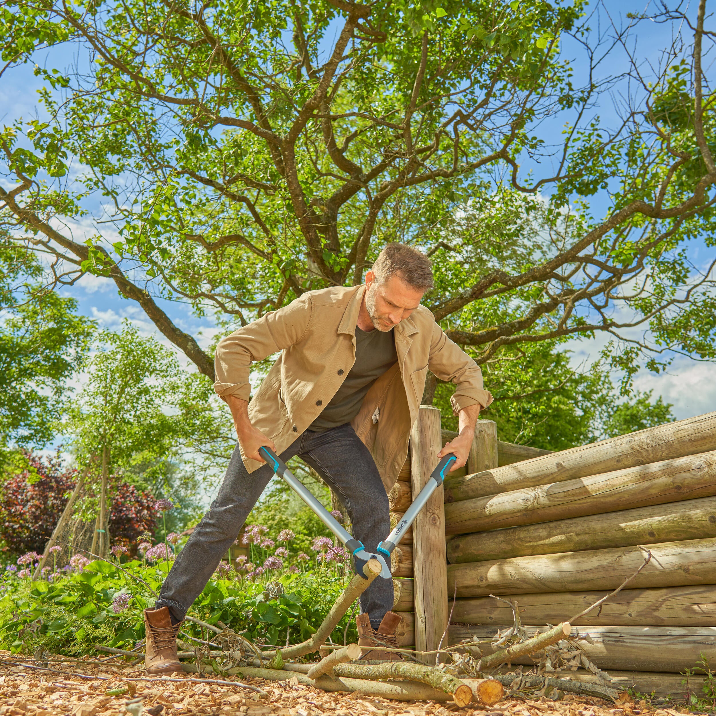 Coupe-branches acier inoxydable GARDENA 12031-20, Diam.45 mm - 6