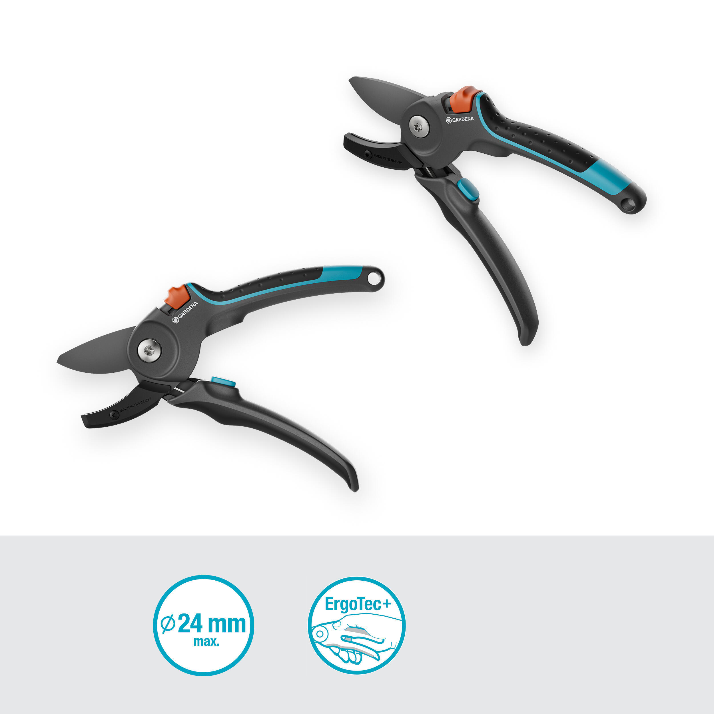 Sécateur acier GARDENA 12250-20, Diam.20 mm - 3