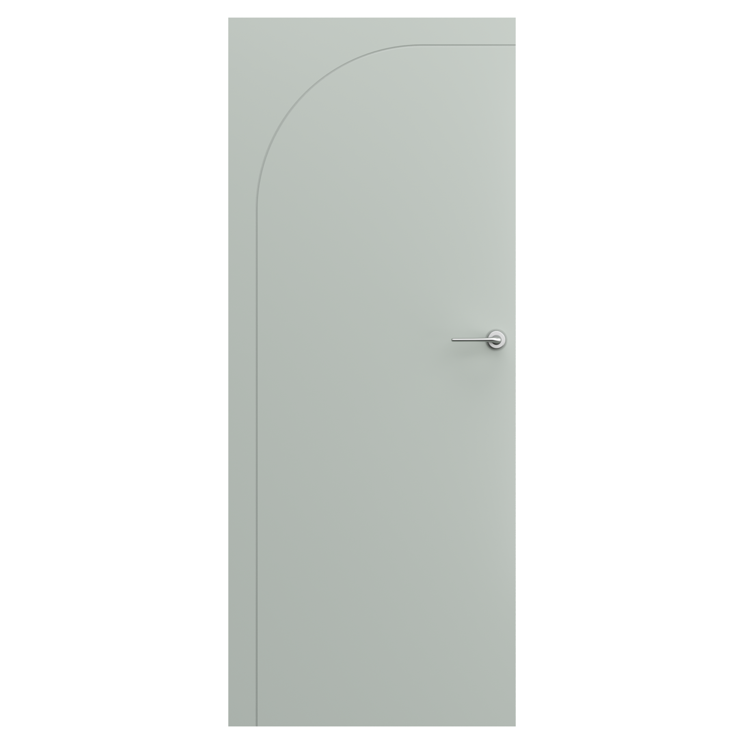 Drzwi wewnętrzne bezprzylgowe pokojowe pełne Art Deco 6 60 lewe szałwia Porta