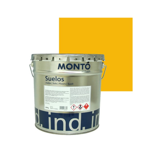 PINTURA SEÑALIZACIÓN Y PARKING 1KG AMARILLO 1023 - 1