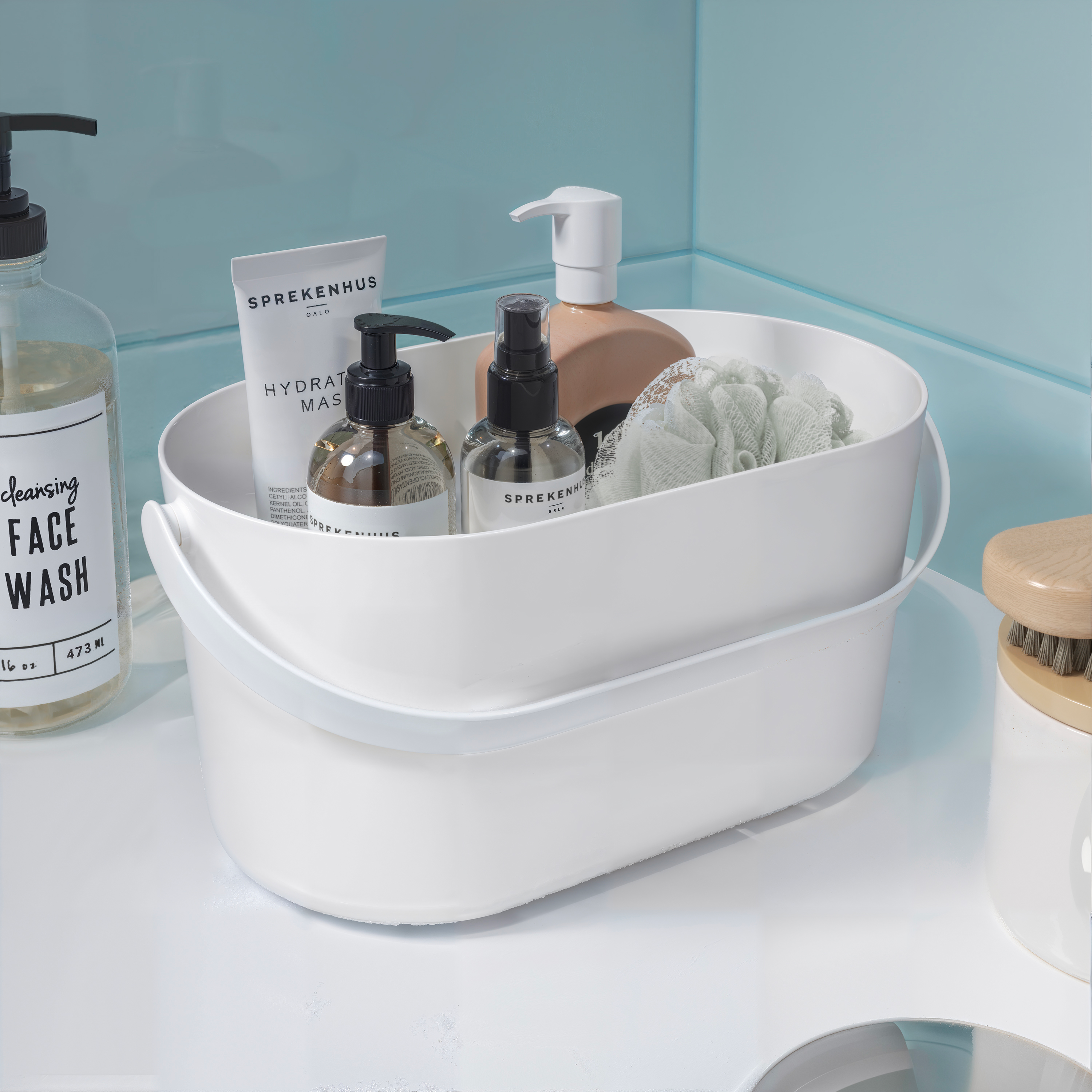 Organizador de ducha Easy blanco 29.8x14.2x17.6 cm - 3