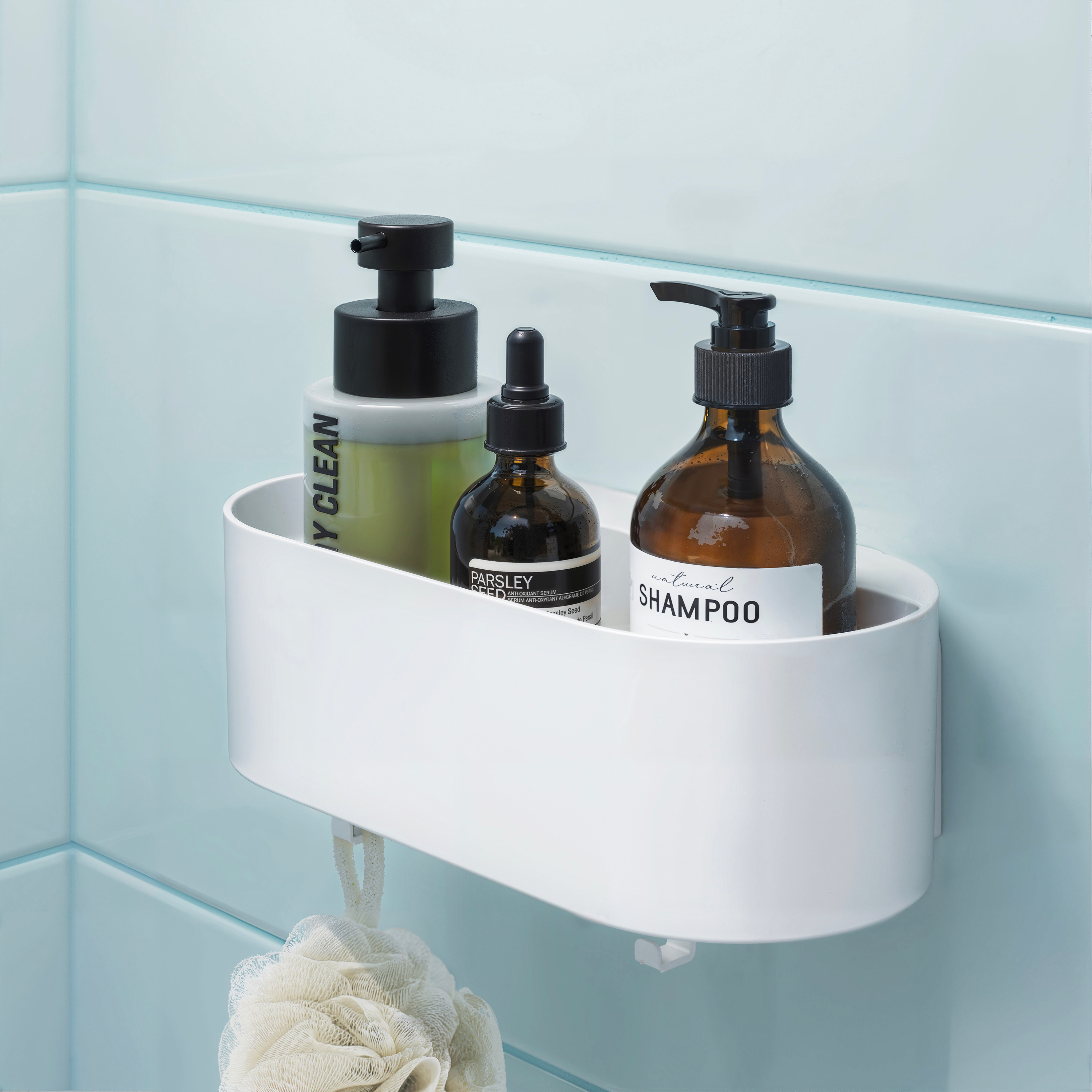 Organizador de ducha Easy blanco 28x11.2x13.2 cm - 3