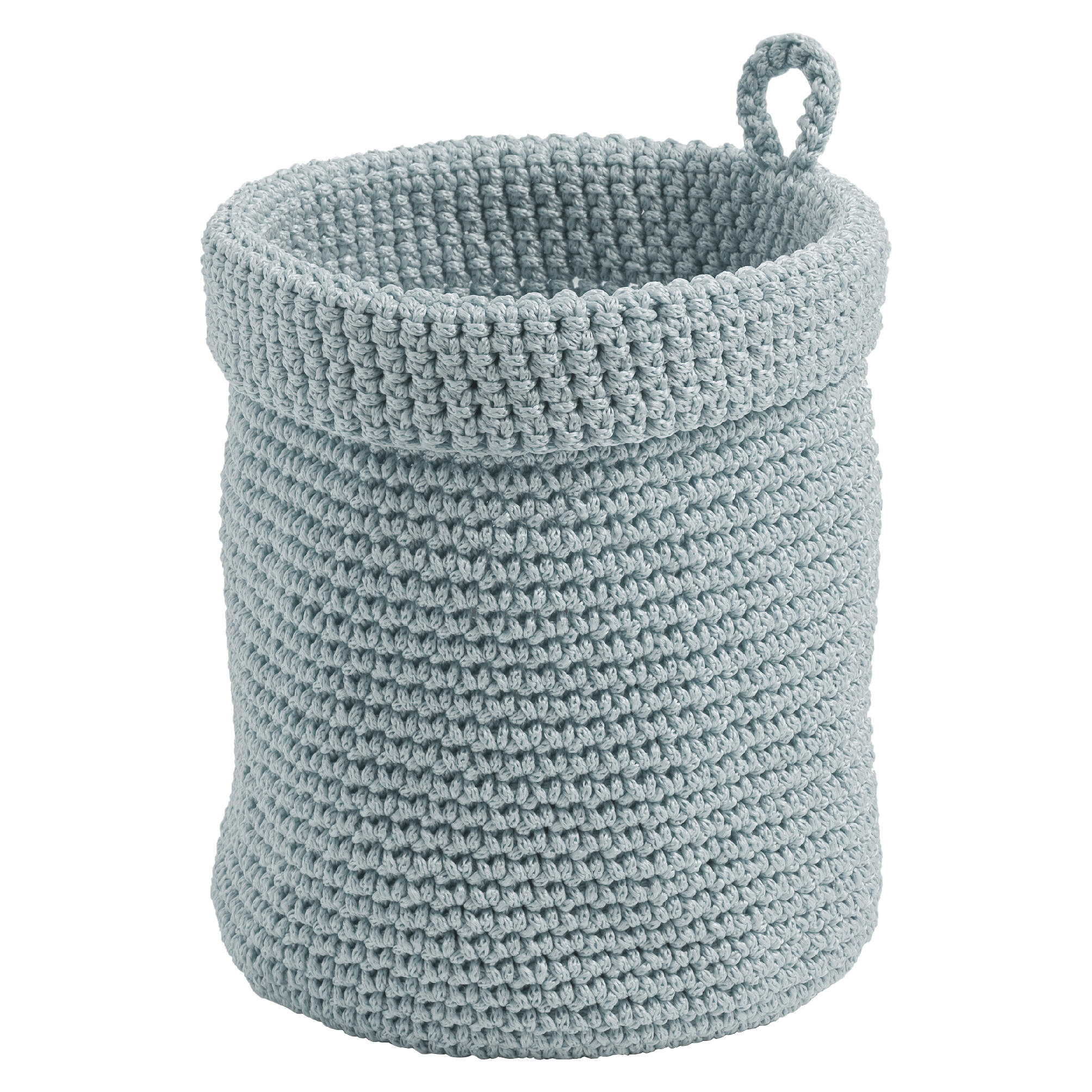 Cesta de polipropileno azul 14x14x16cm