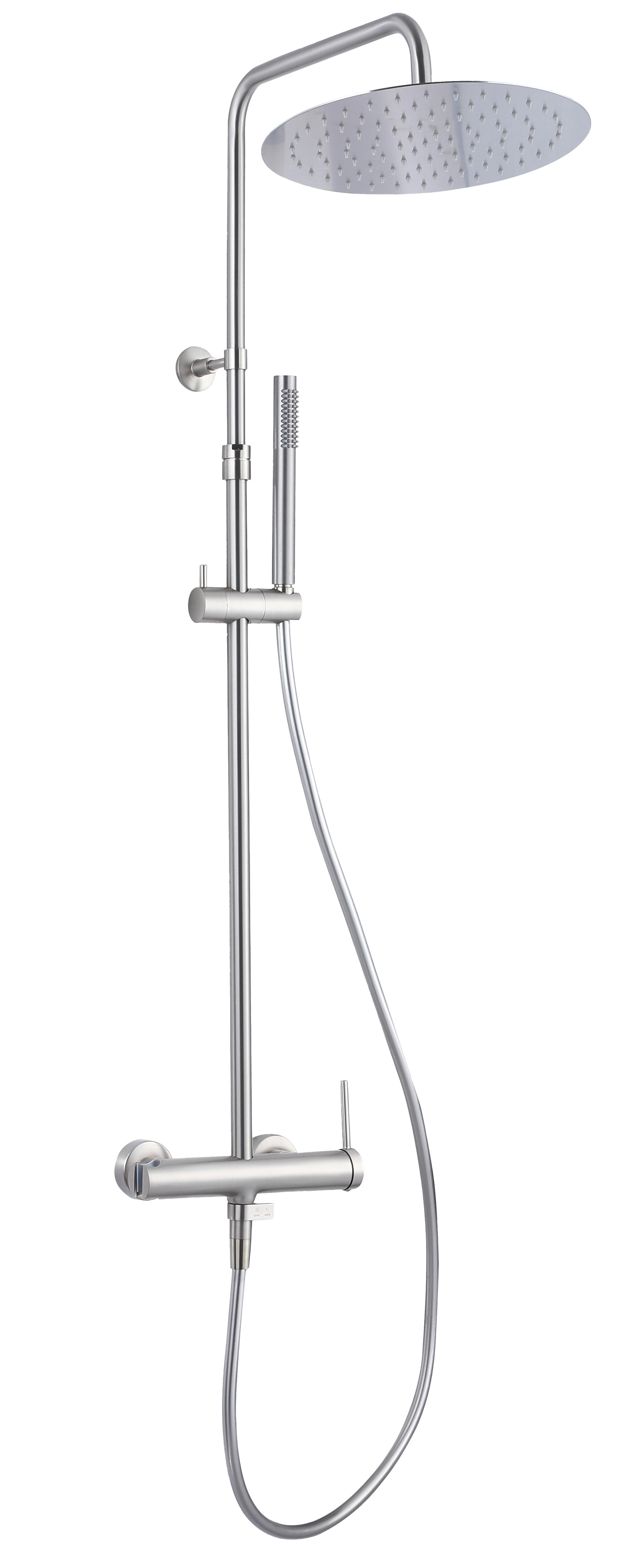 Colonne de douche mitigeur mécanique 1 jet(s) gris acier Envol 2 ESSEBAGNO - 3