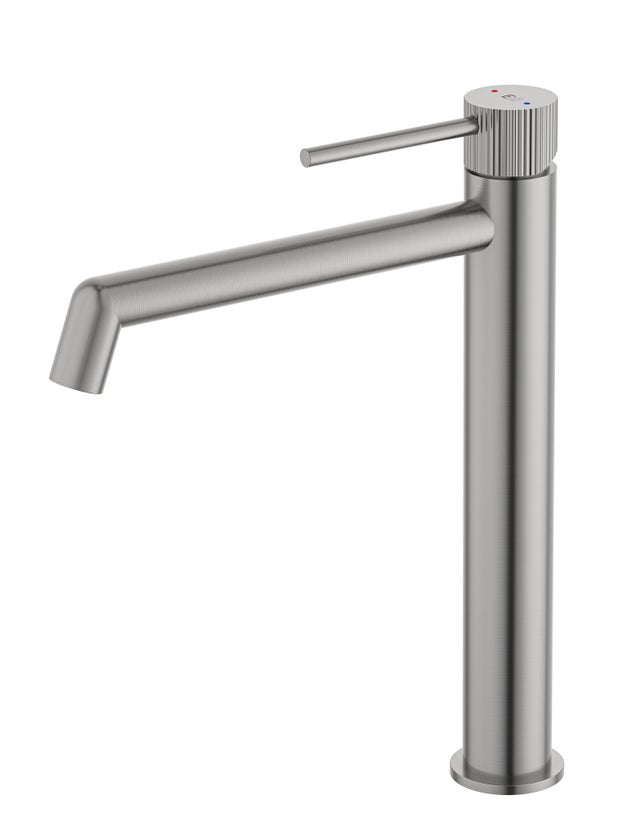 Mezclador Alto Redondo Para Lavabo En Color Gris Metalizado Pollini Jessy Color Mxlhmcmmca1 84494727