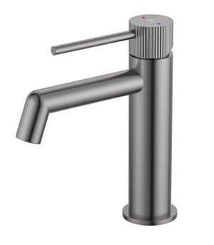 Mezclador Alto Redondo Para Lavabo En Color Gris Metalizado Pollini Jessy Color Mxlhmcmmca1 84494727