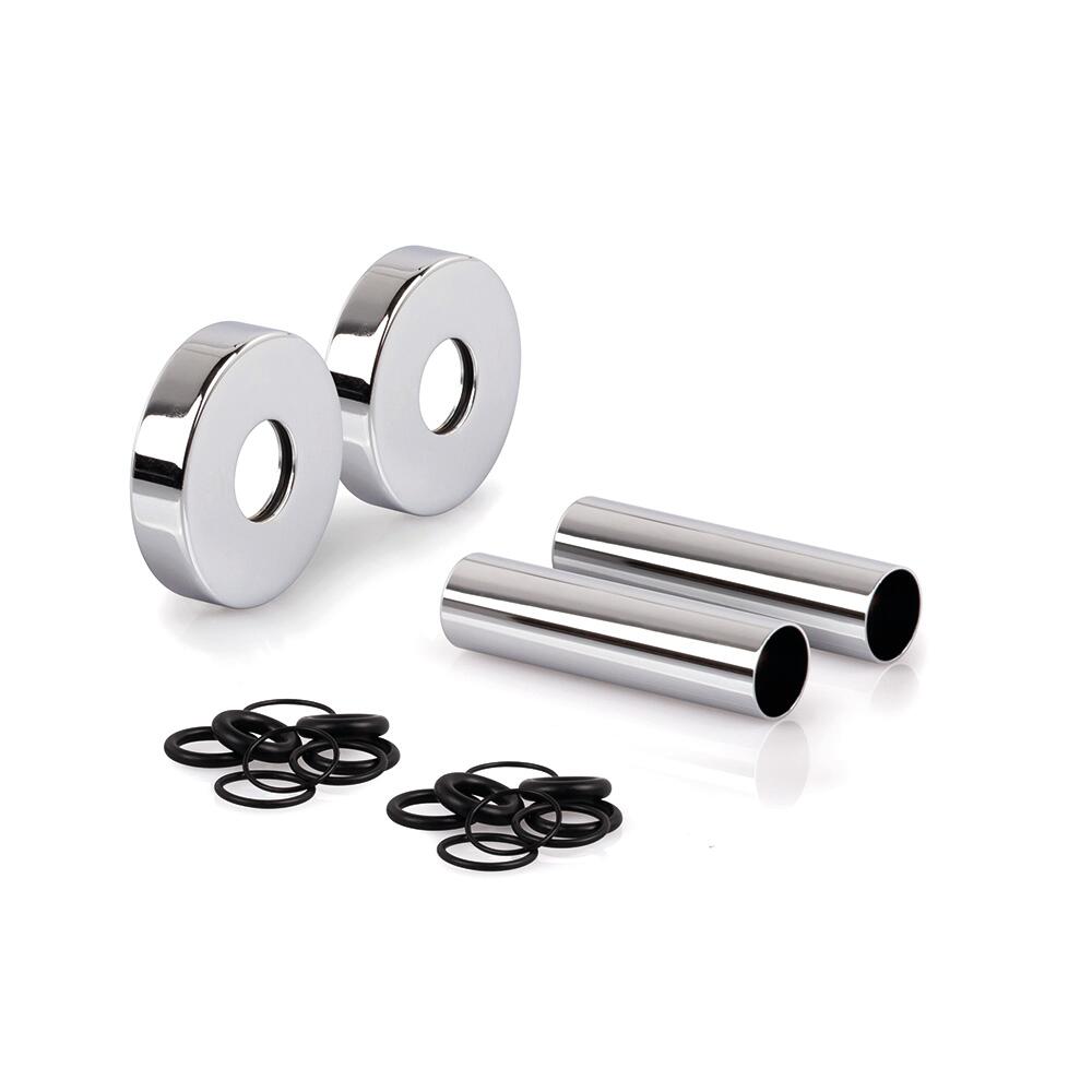 Embellecedor radiador kit cubretubos cicsa redondo de acero inoxidable