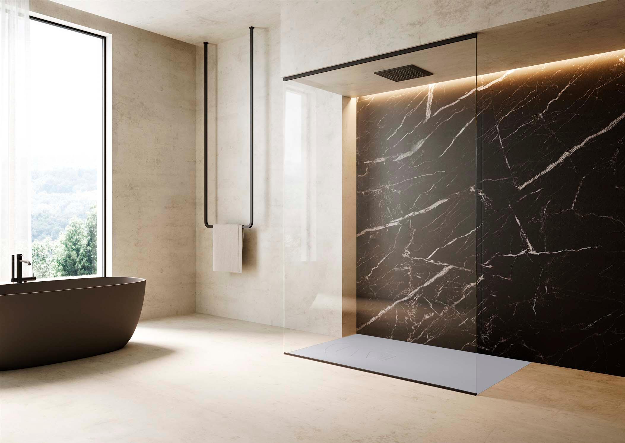 Plato de ducha bahía 130x100 cm perla