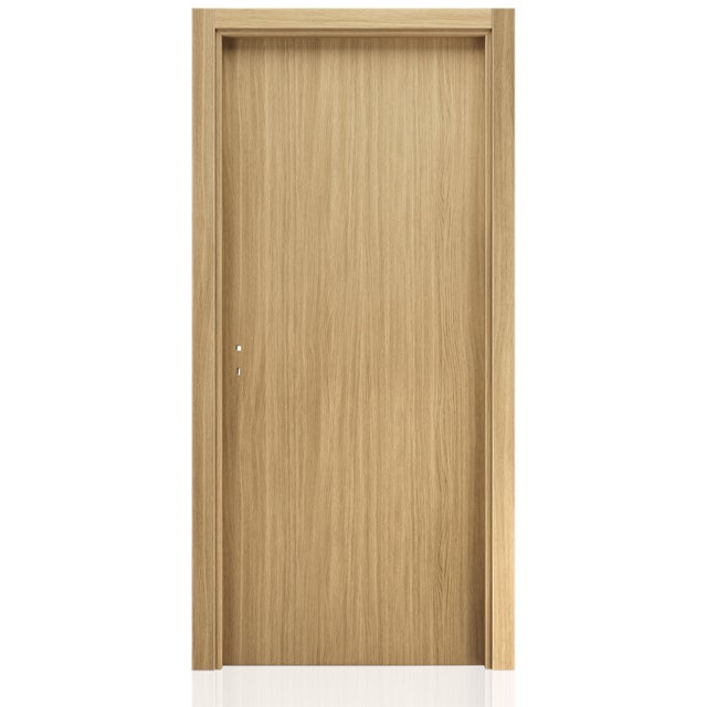 BLOCO DE PORTA CPL CARVALHO LISA 200X70CM ESQUERDA