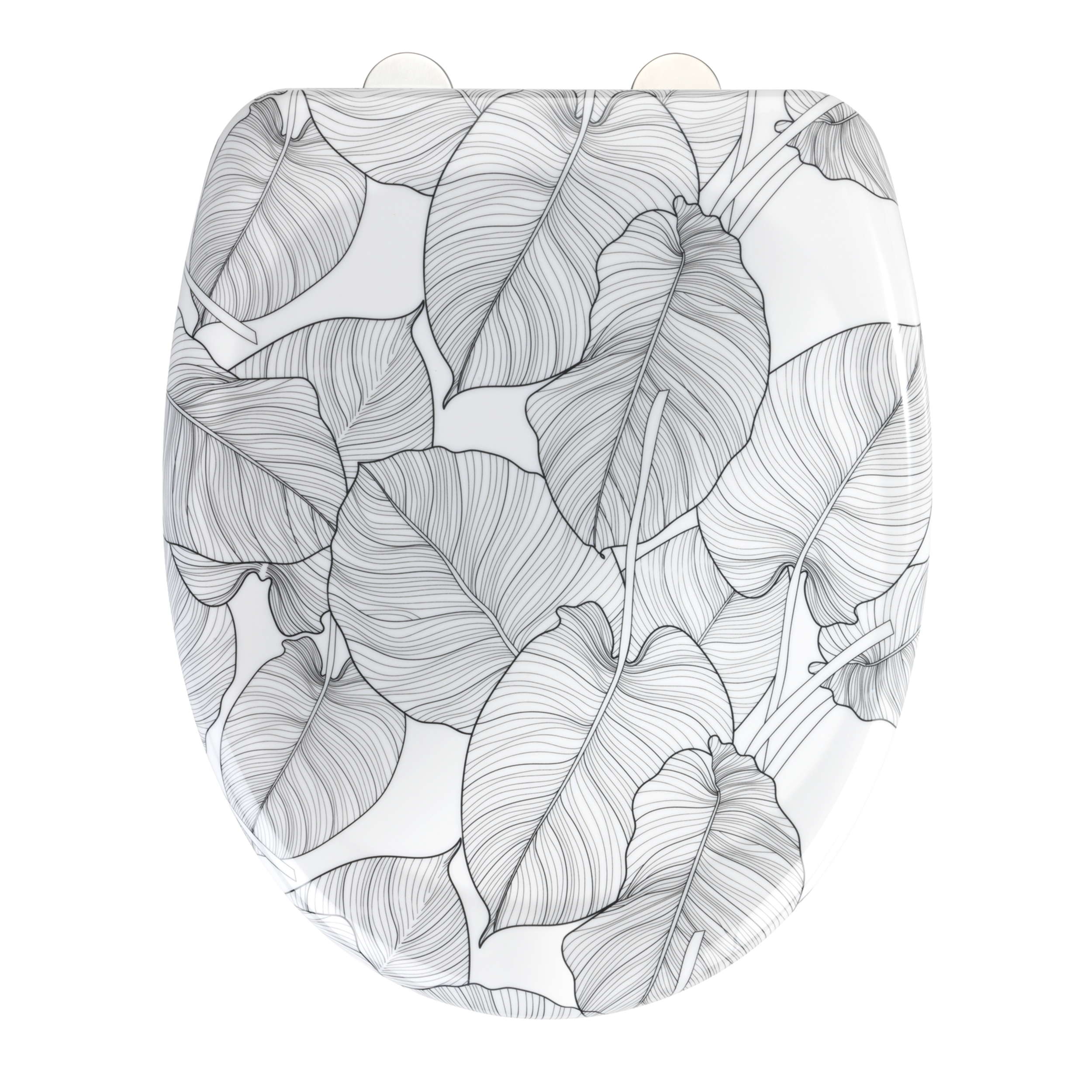 Deska sedesowa wolnoopadająca wypinana z nadrukiem liście Samoa Wenko