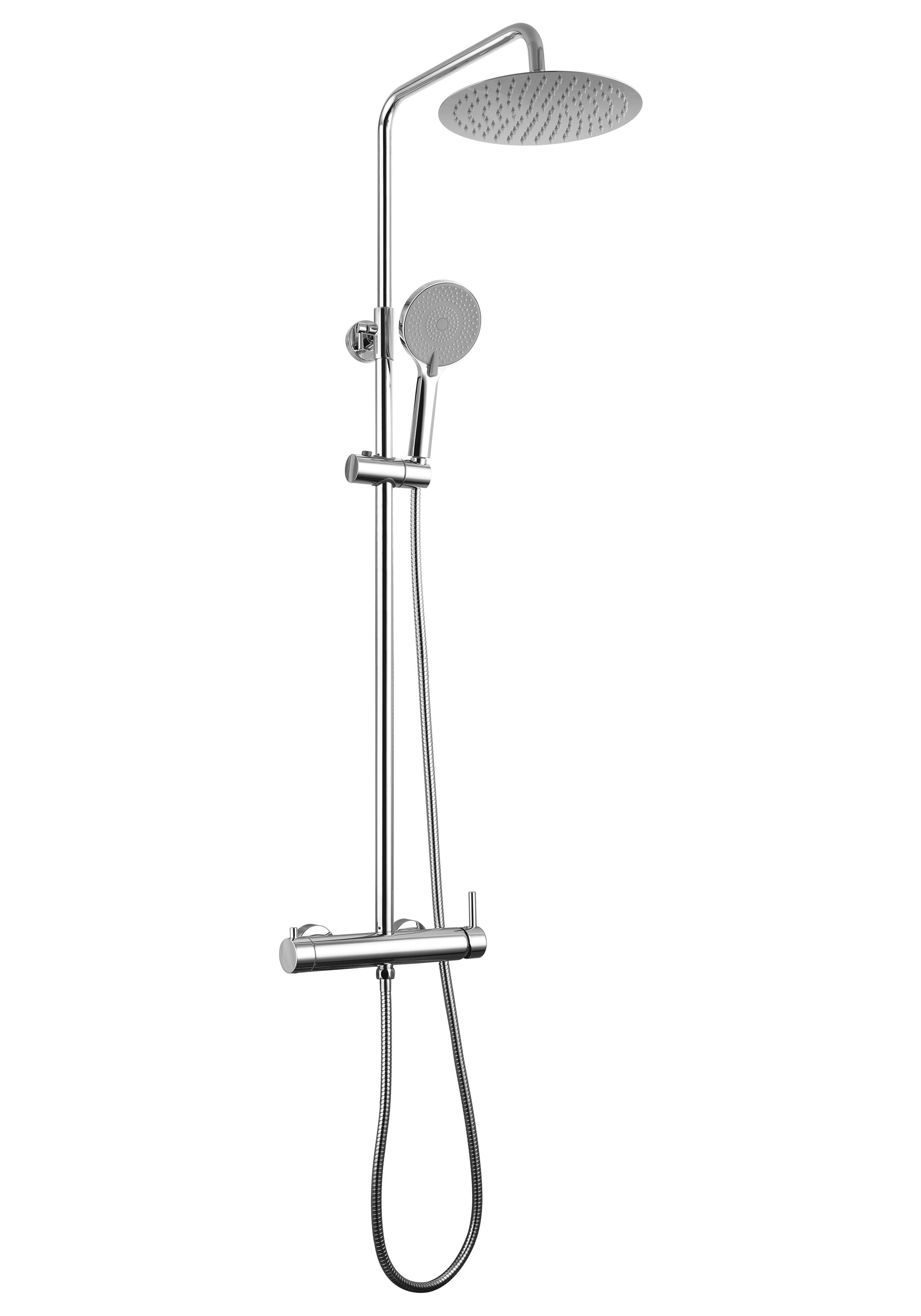 Columna de ducha monomando gme slim cromado
