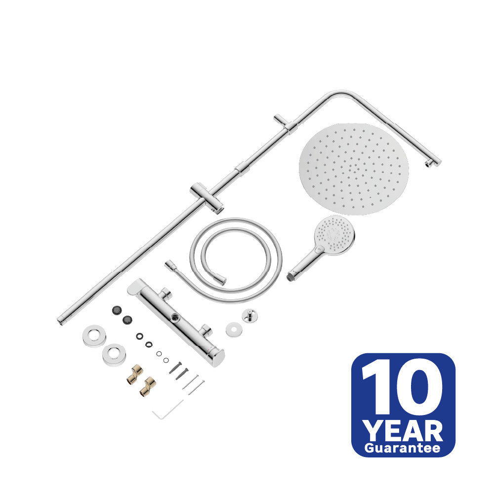 vue éclatée et garantie full system mixer icone chrome - 4