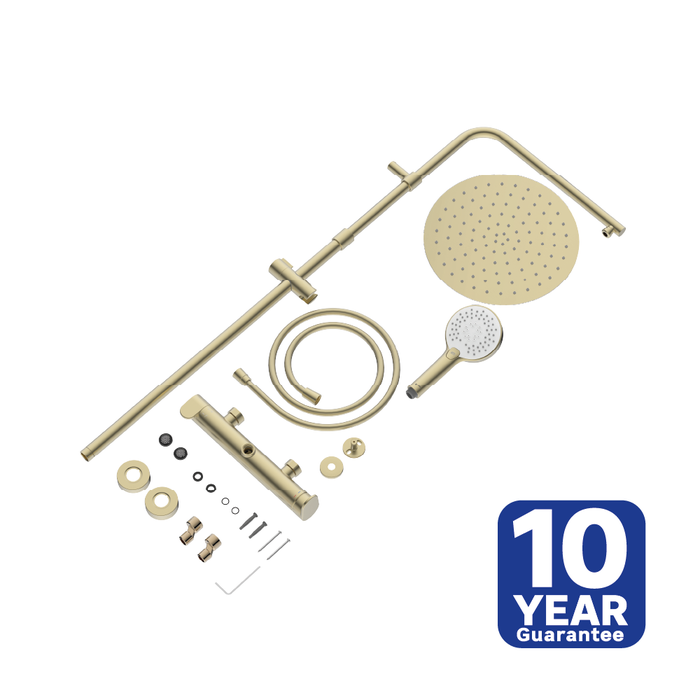 vue éclatée garantie colonne laiton brossé icone sensea