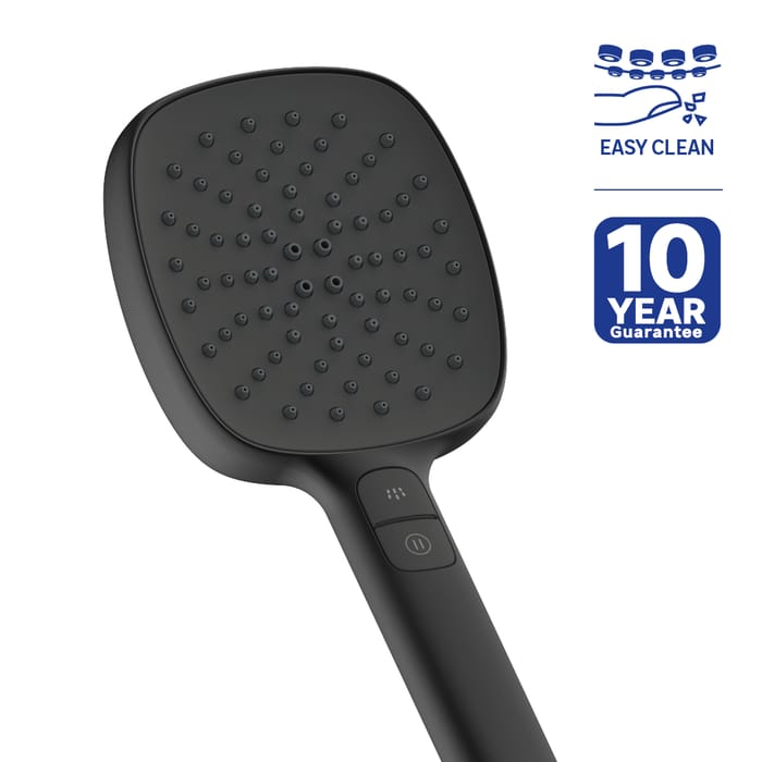 Ducha Sensea Remix Blk de fácil mantenimiento