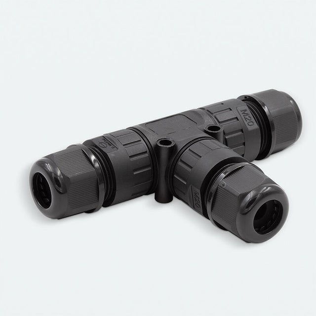 CONECTOR T PARA CABLE 2,5MM2 Ø5-12MM IP67