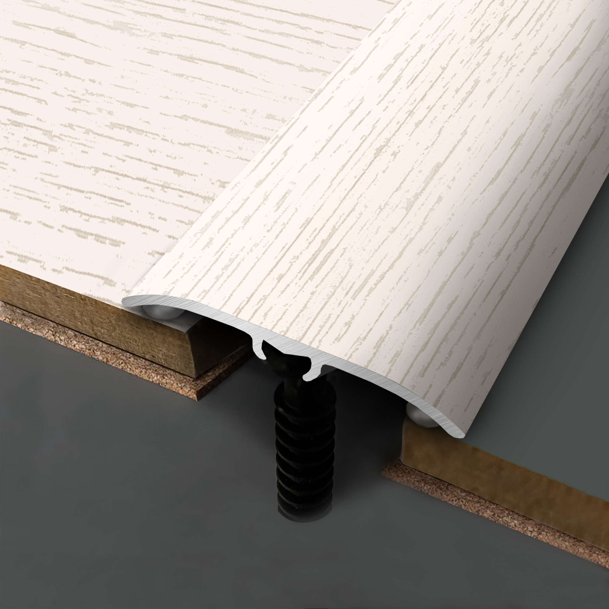 Barre de seuil 4 en 1 alu décor nisbet à fixer, l.3.7 cm x L.83 cm ARTENS - 5