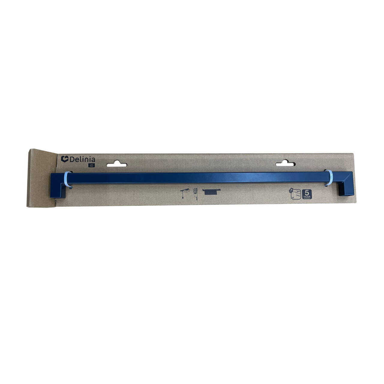 Barre de crédence en acier noir DELINIA l.45cm - 3