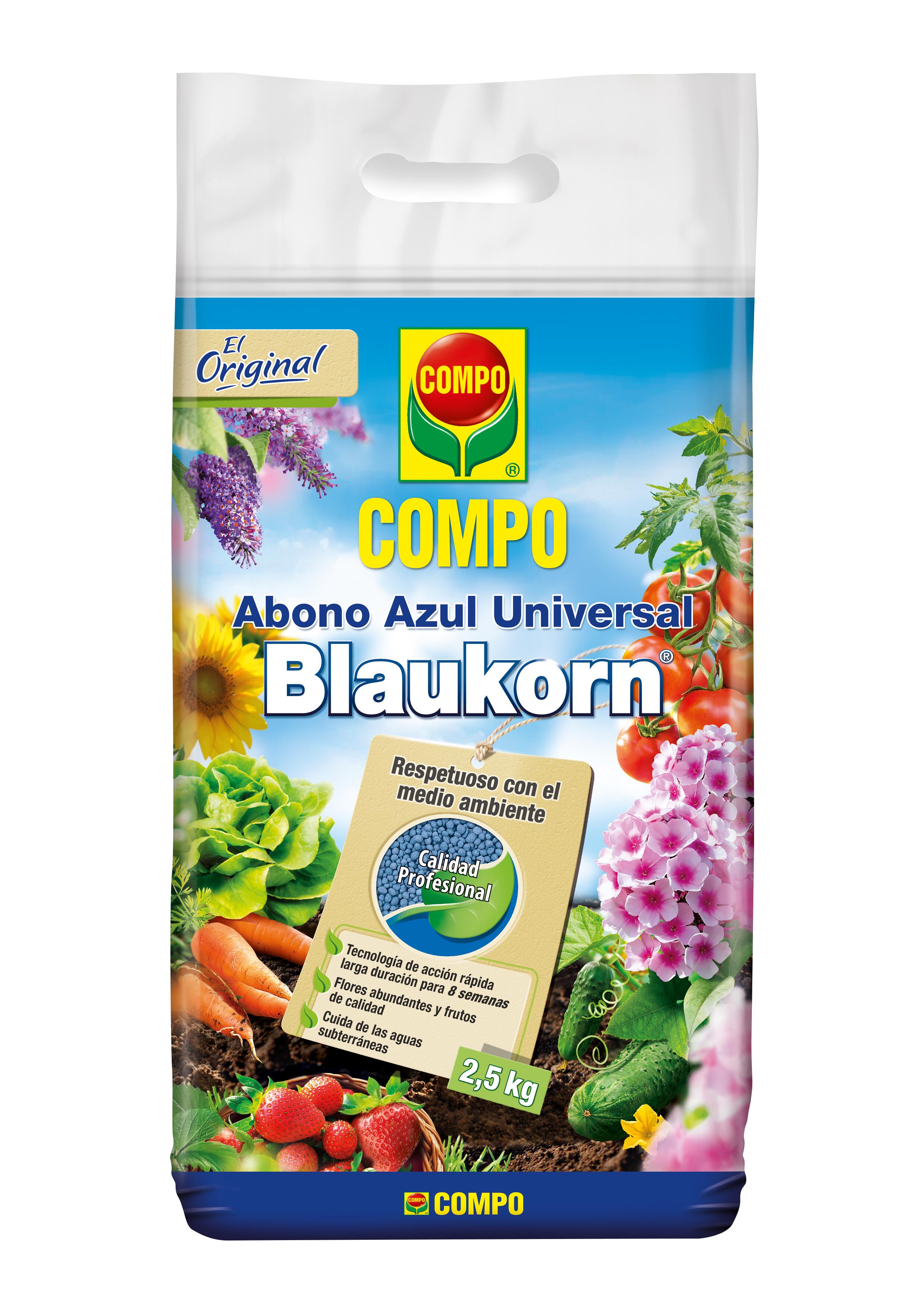 Adubo azul granulado universal 2.5 kg Blaukorn Compo - 2