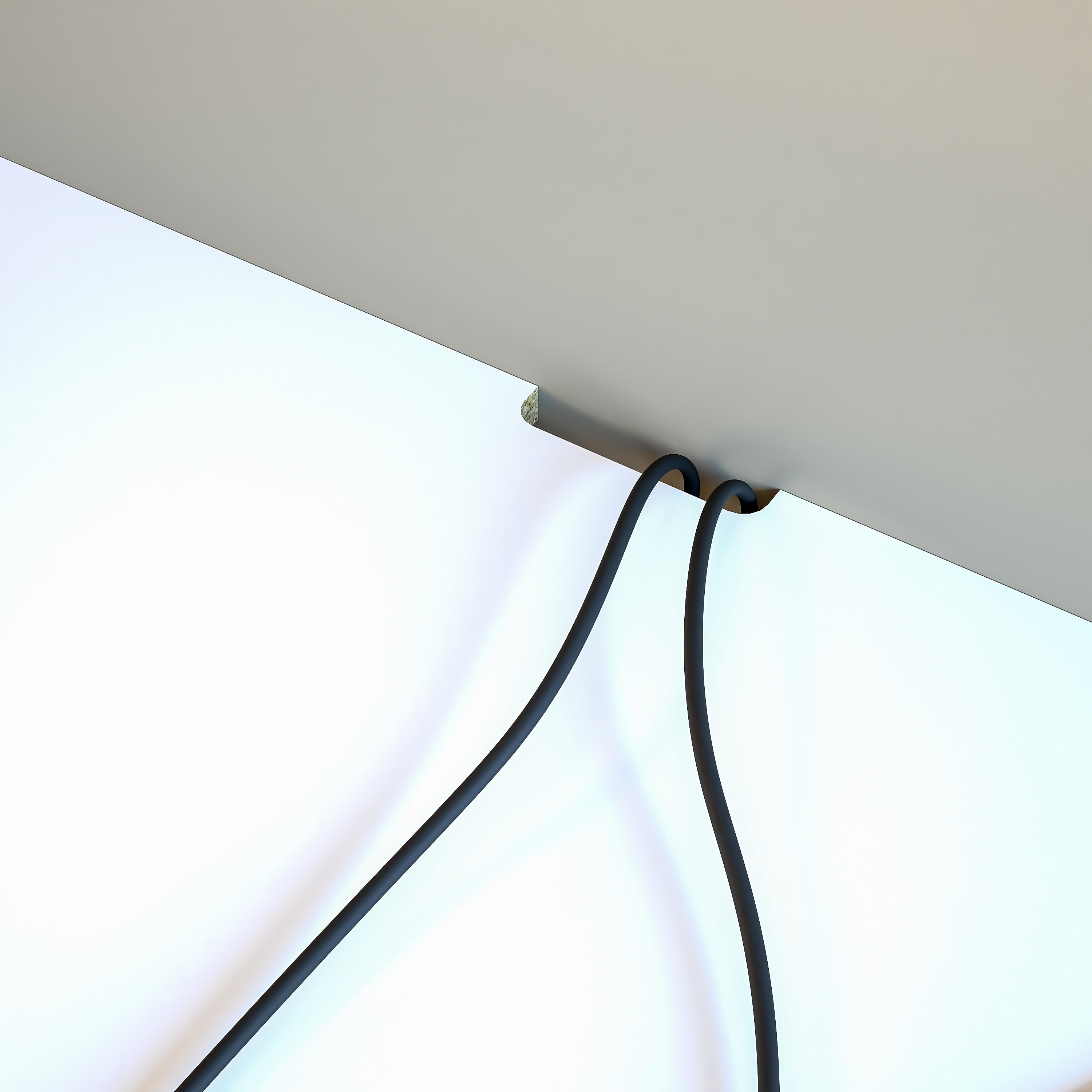 Meuble TV SPACEO Evo'M blanc H.38,4 x L.120,2 x P.38 cm - 3